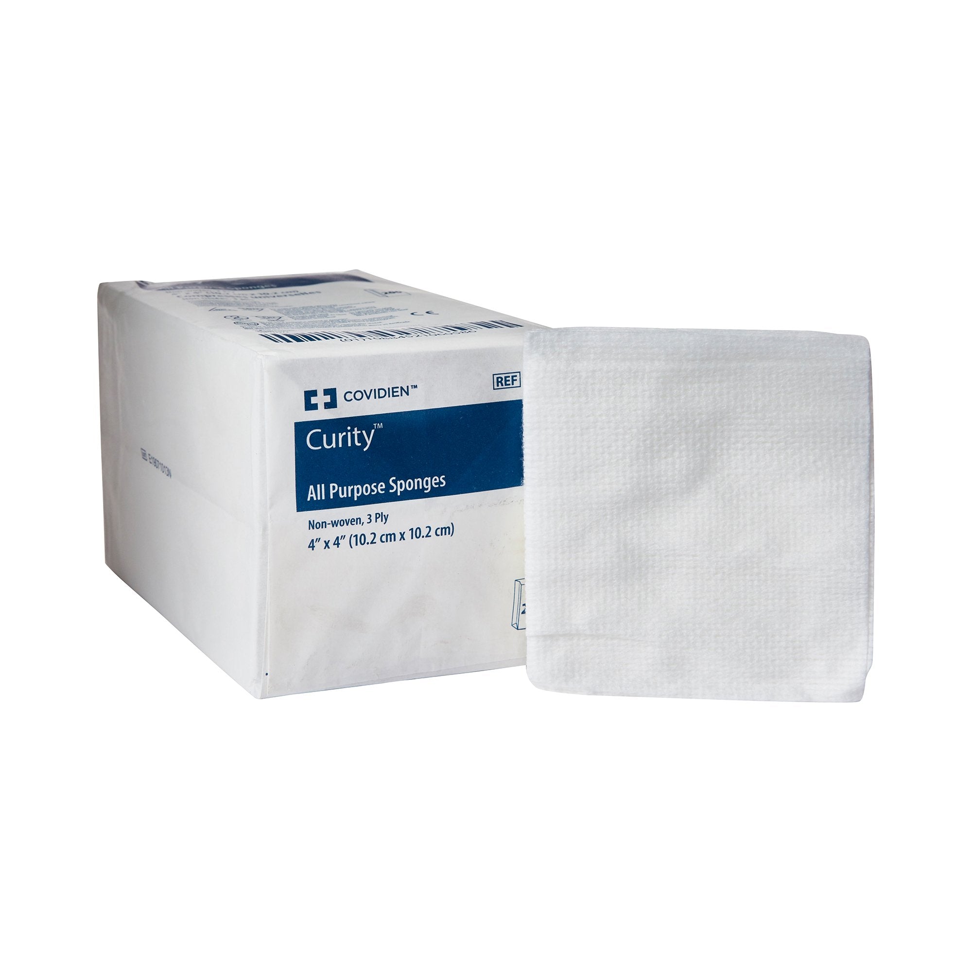 Curity™ NonSterile Nonwoven Sponge, 4 x 4 Inch (4000 Units)