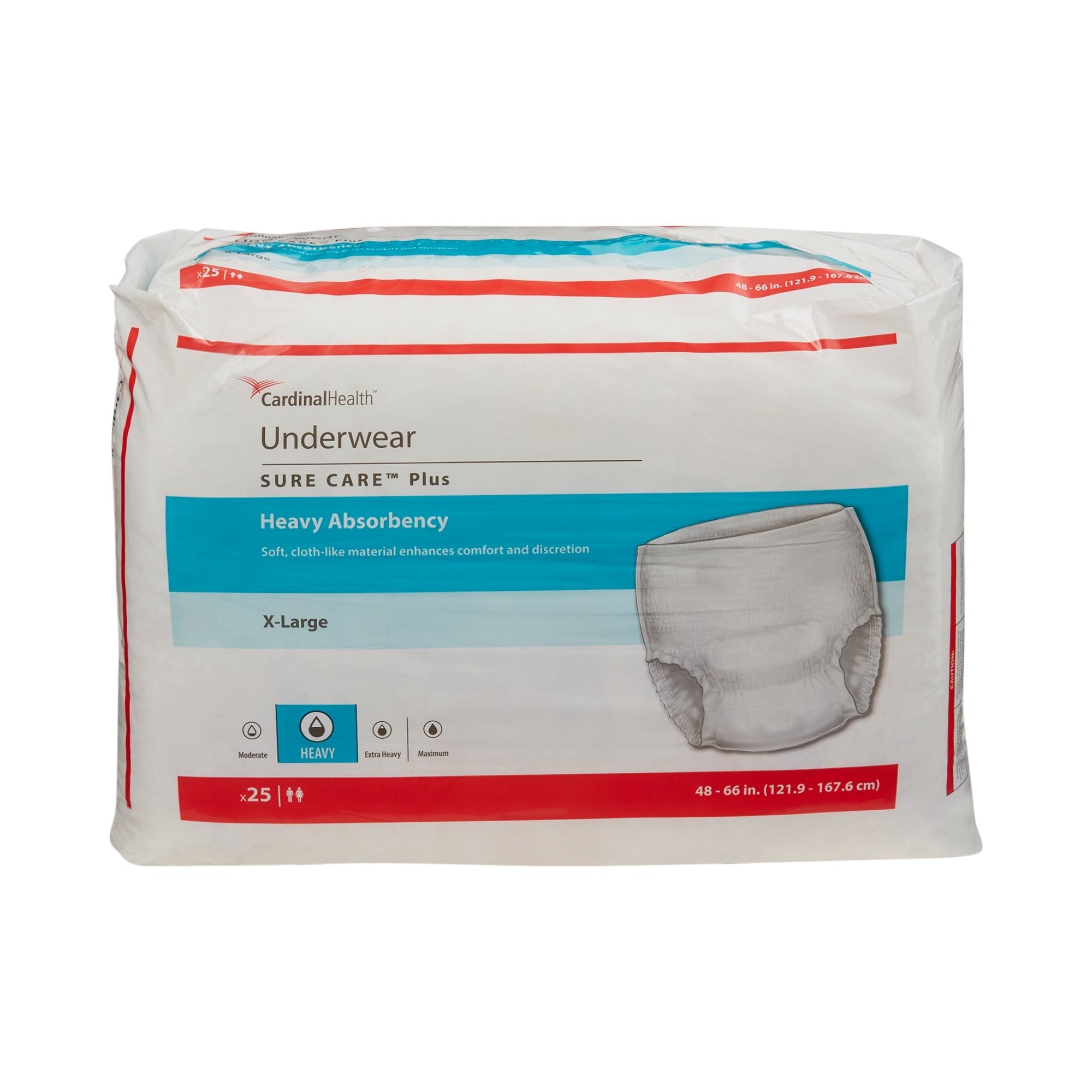 Sure Care™ Plus XL Heavy Absorbent Underwear - 100 Pack