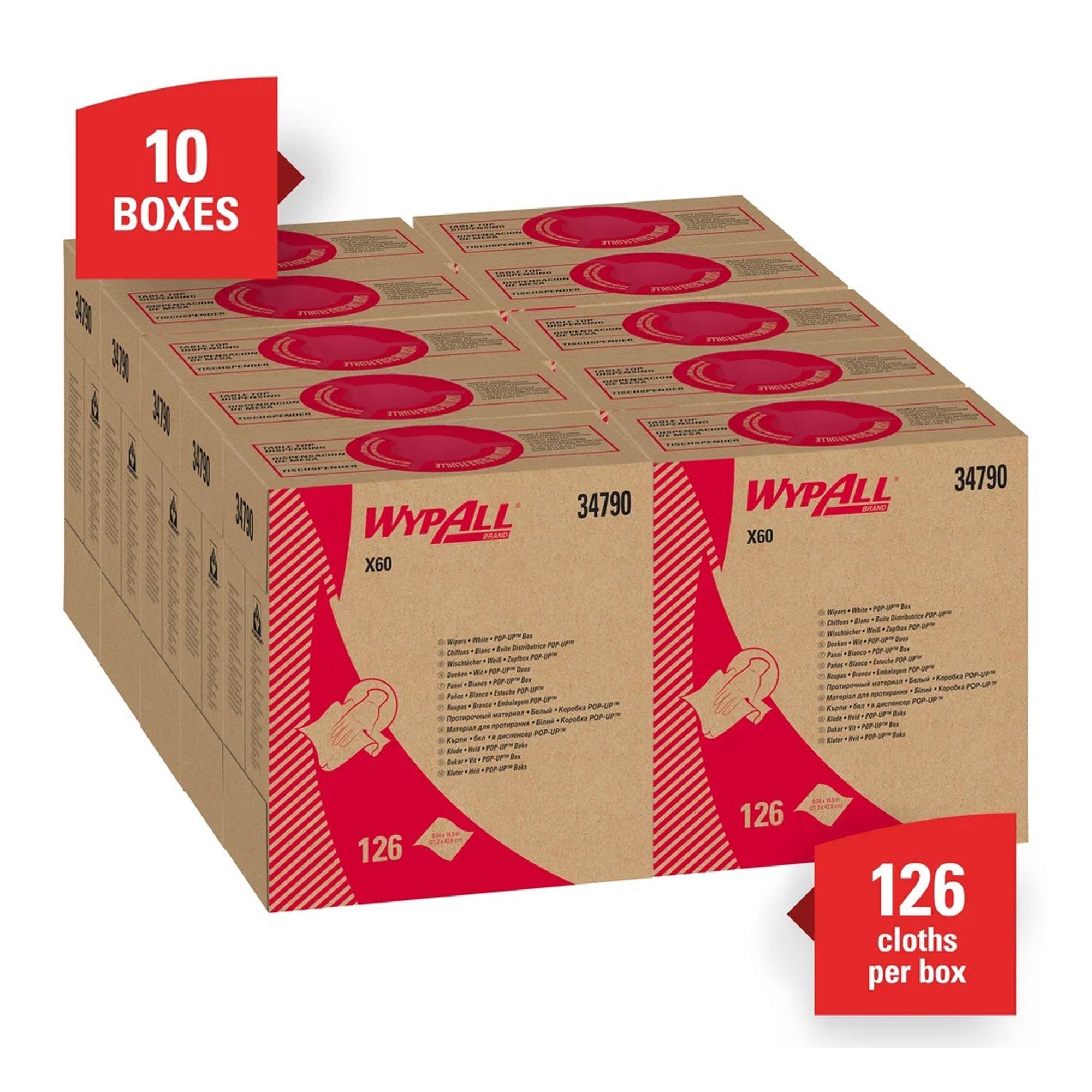 WypAll® X60 Cloths (126 Units)