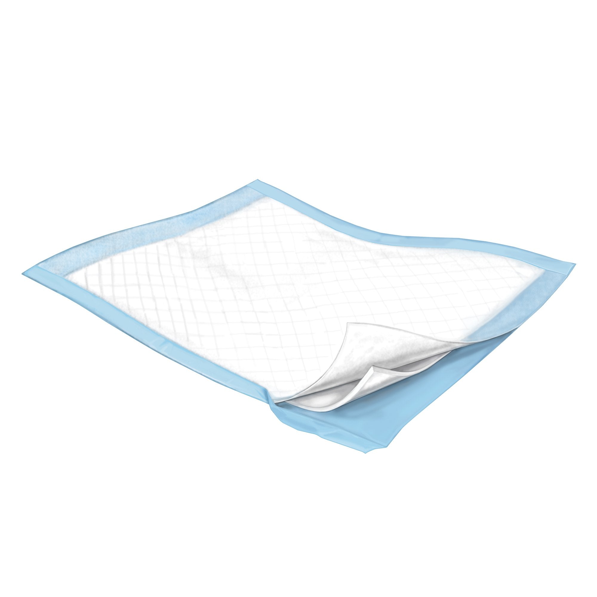 Simplicity Extra Underpad, Disposable, 30 X 30 Inch, Moderate Absorbency, Blue (10 Units)