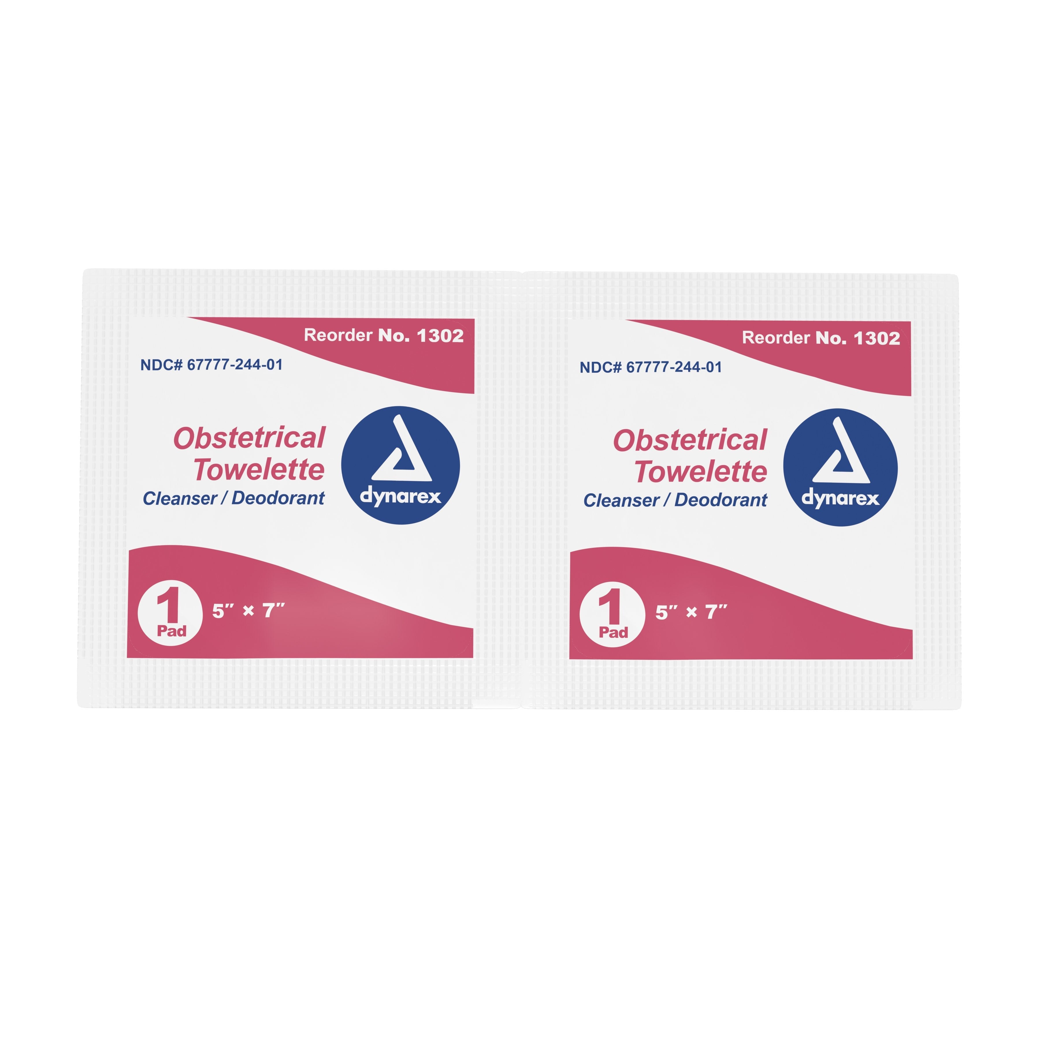 dynarex® Scented Obstetrical Towelettes, Individual Packets (100 Units)