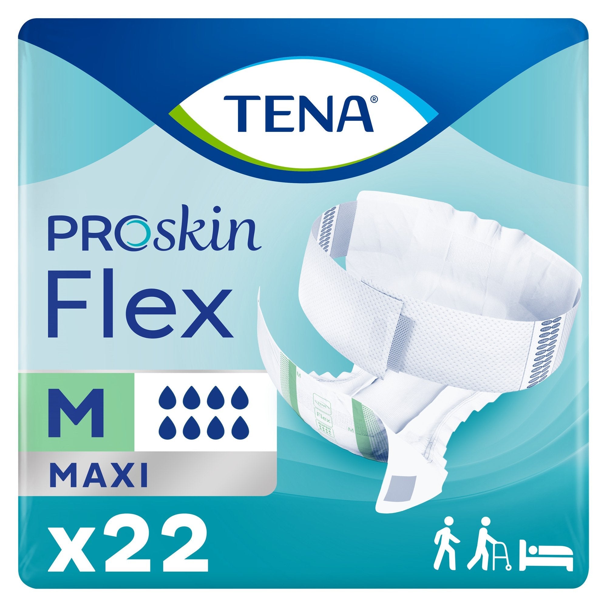 Tena® Flex™ Maxi Incontinence Belted Undergarment, Size 12 (22 Units)