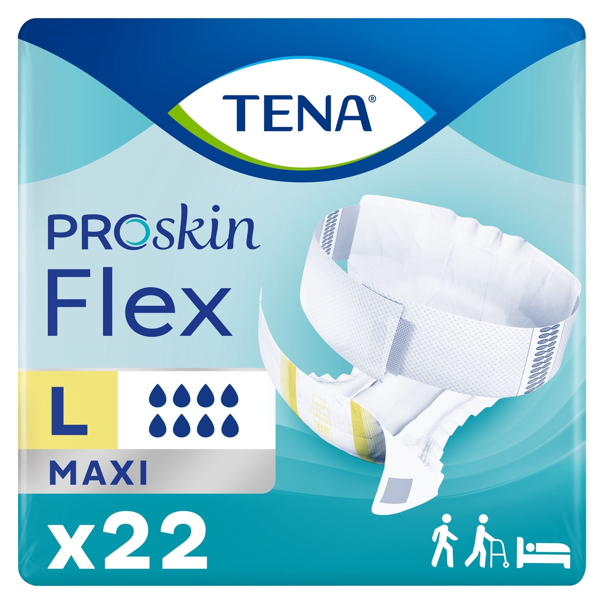 Tena® Flex™ Maxi Incontinence Belted Undergarment, Size 16 (22 Units)