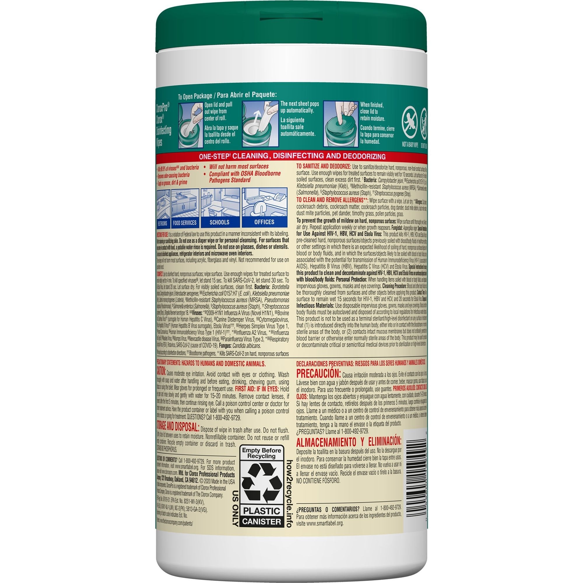 Clorox® Surface Disinfectant Wipes (450 Units)