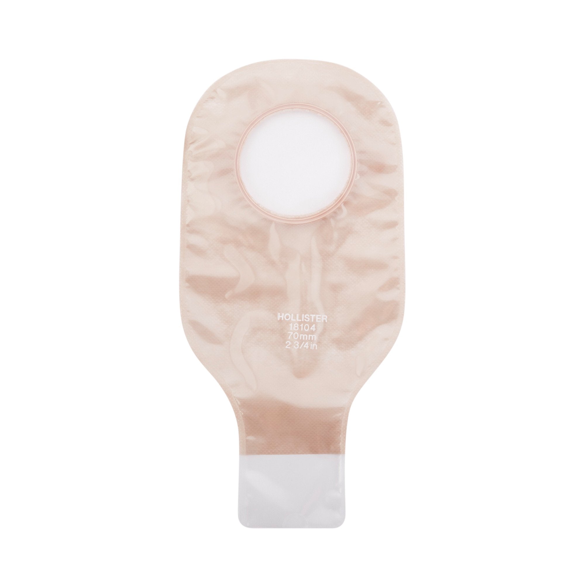 New Image™ Drainable Transparent Colostomy Pouch, 12 Inch Length, 2¾ Inch Flange (10 Units)