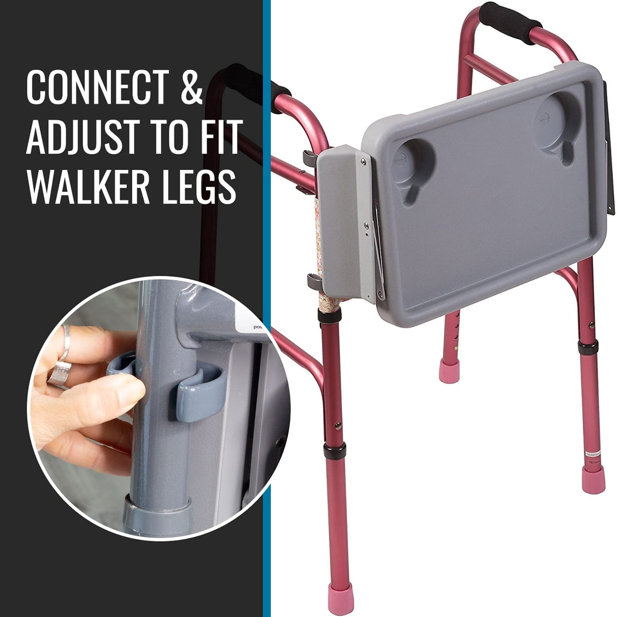 DMI® Folding Walker Tray with Cup Holders (1 Unit)