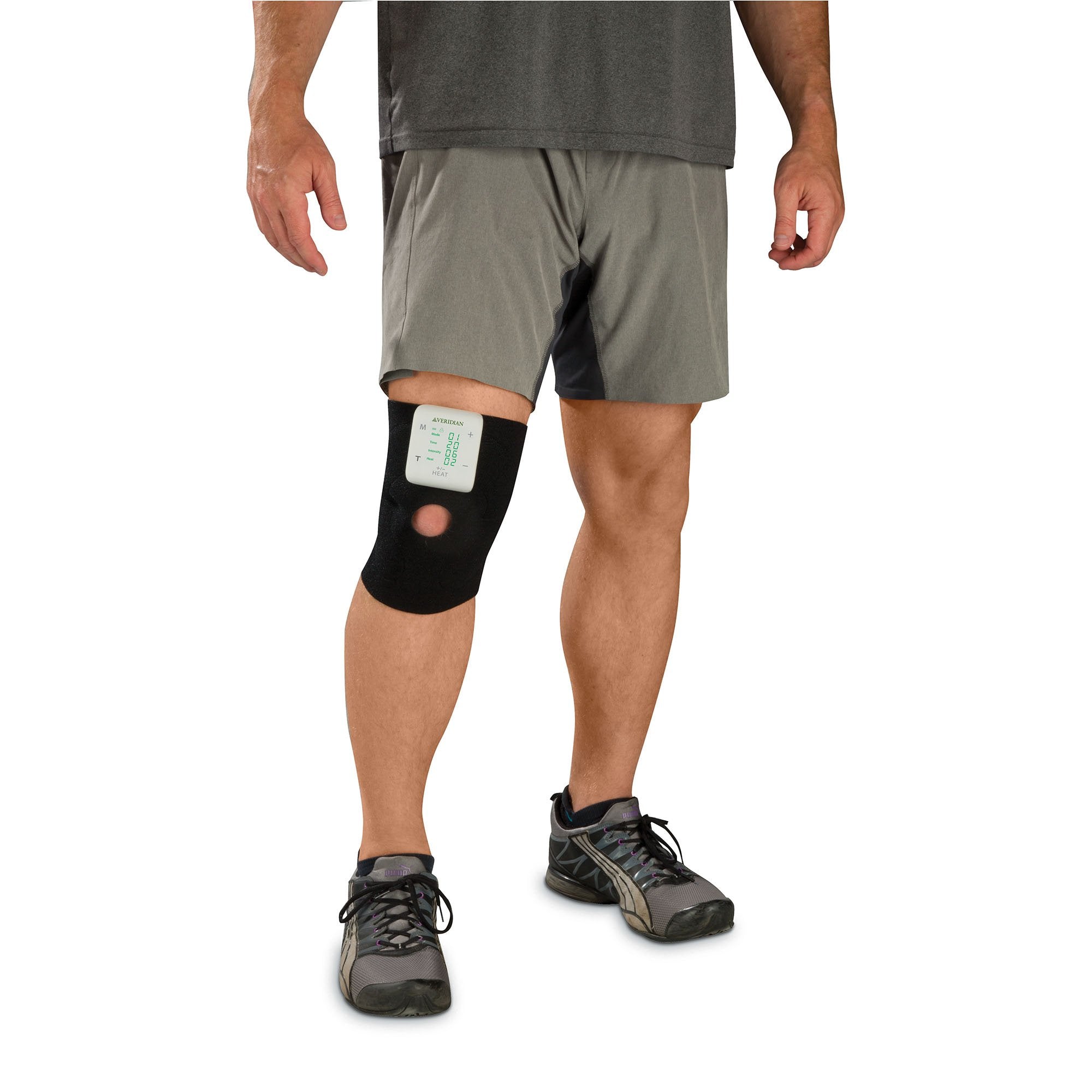 Veridian TENS + heat Knee Wrap (1 Unit)