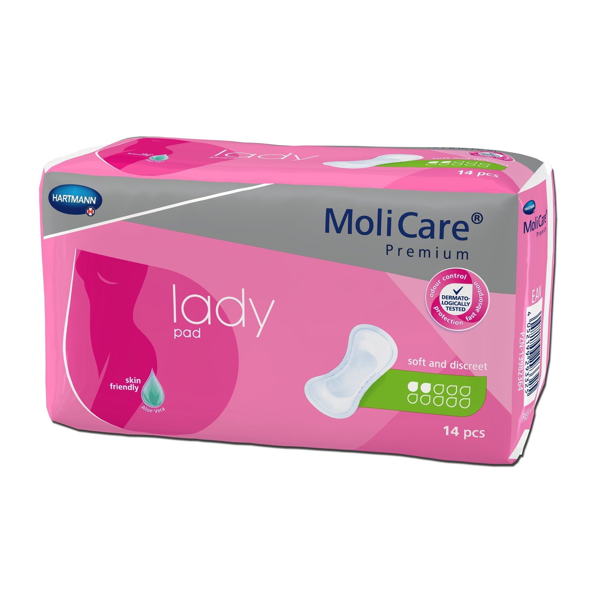 MoliCare® Premium Lady 2 Drop Bladder Control Pad, One Size Fits Most (14 Units)