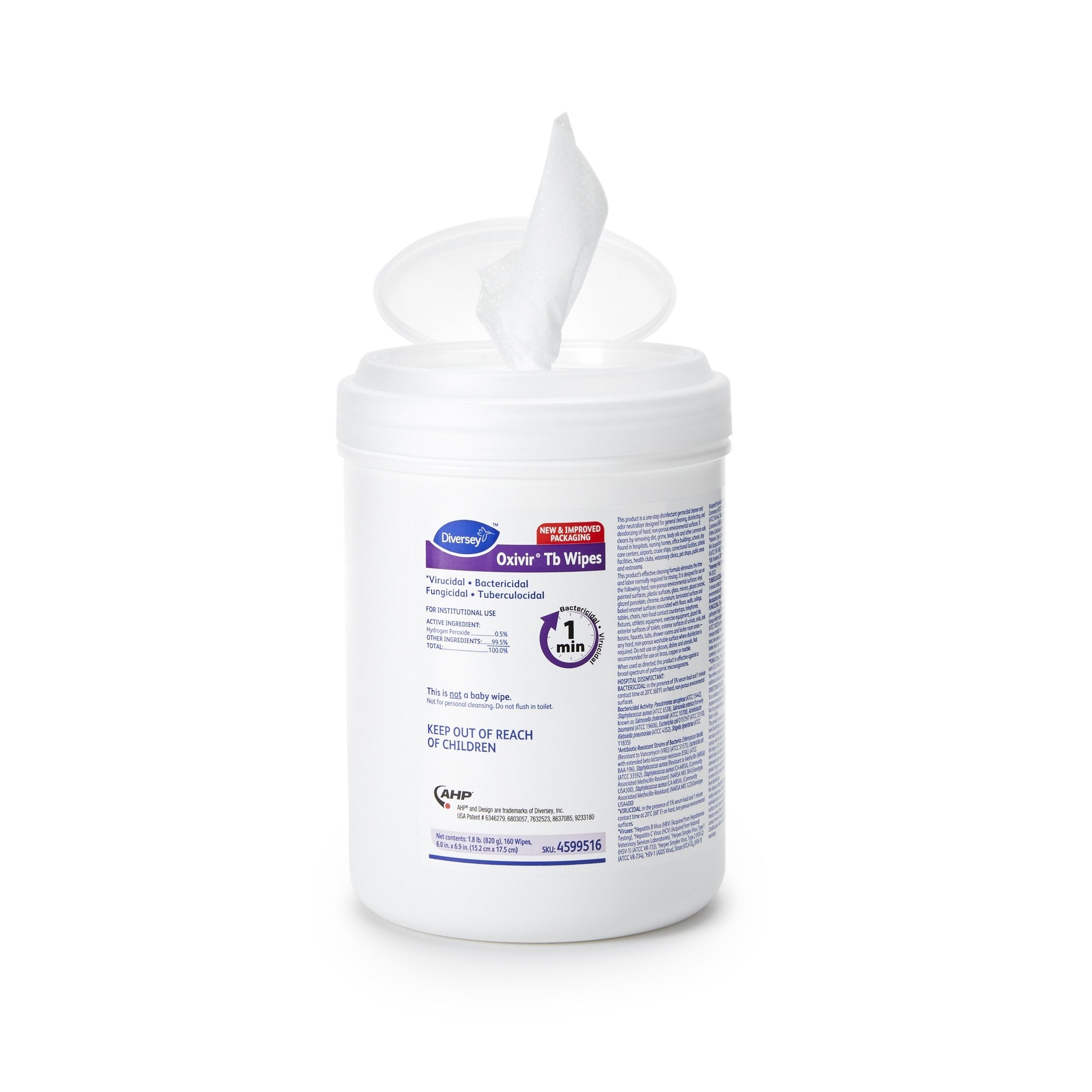 Oxivir® Tb Surface Disinfectant Wipes (160 Units)