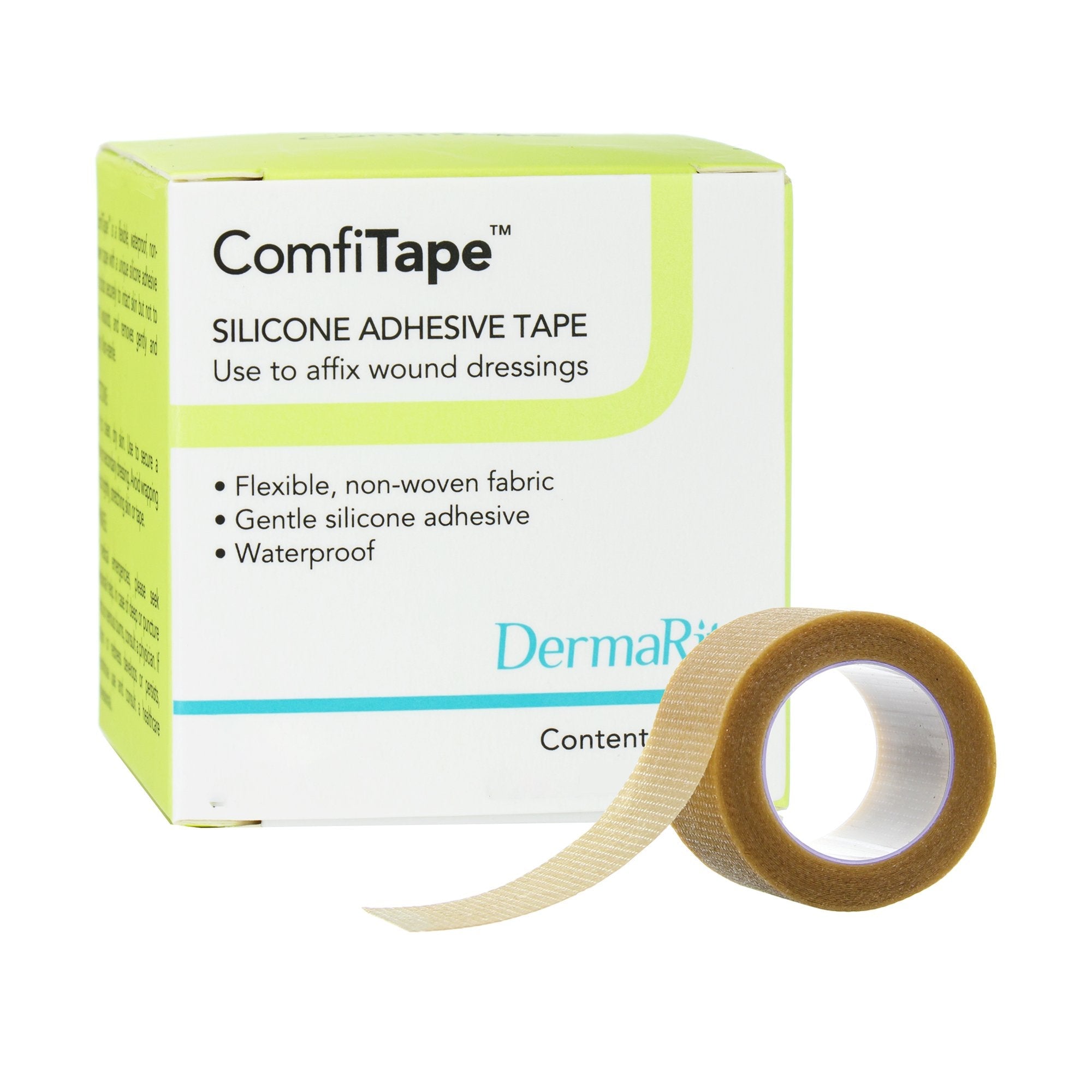 ComfiTape™ Silicone Medical Tape, 1 Inch x 3-7/25 Yard, Tan (1 Unit)