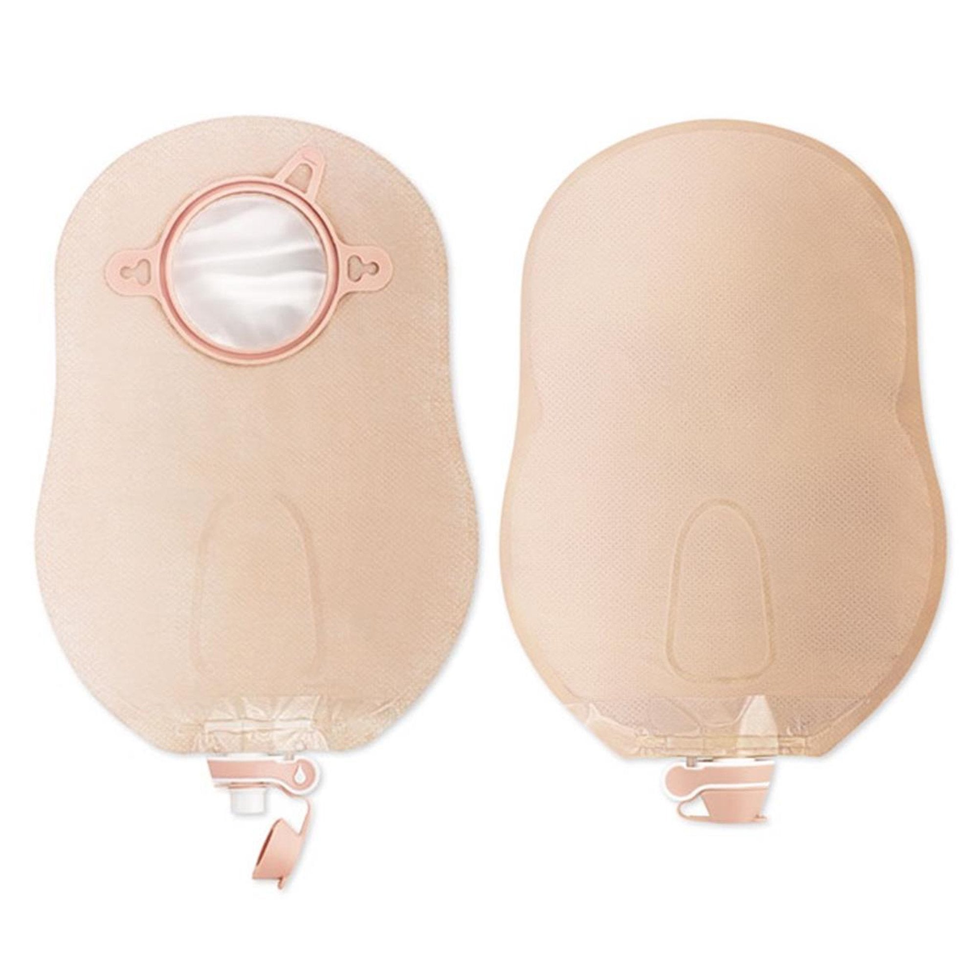 New Image™ Two-Piece Drainable Transparent Urostomy Pouch, 9 Inch Length, 2¾ Inch Flange (10 Units)