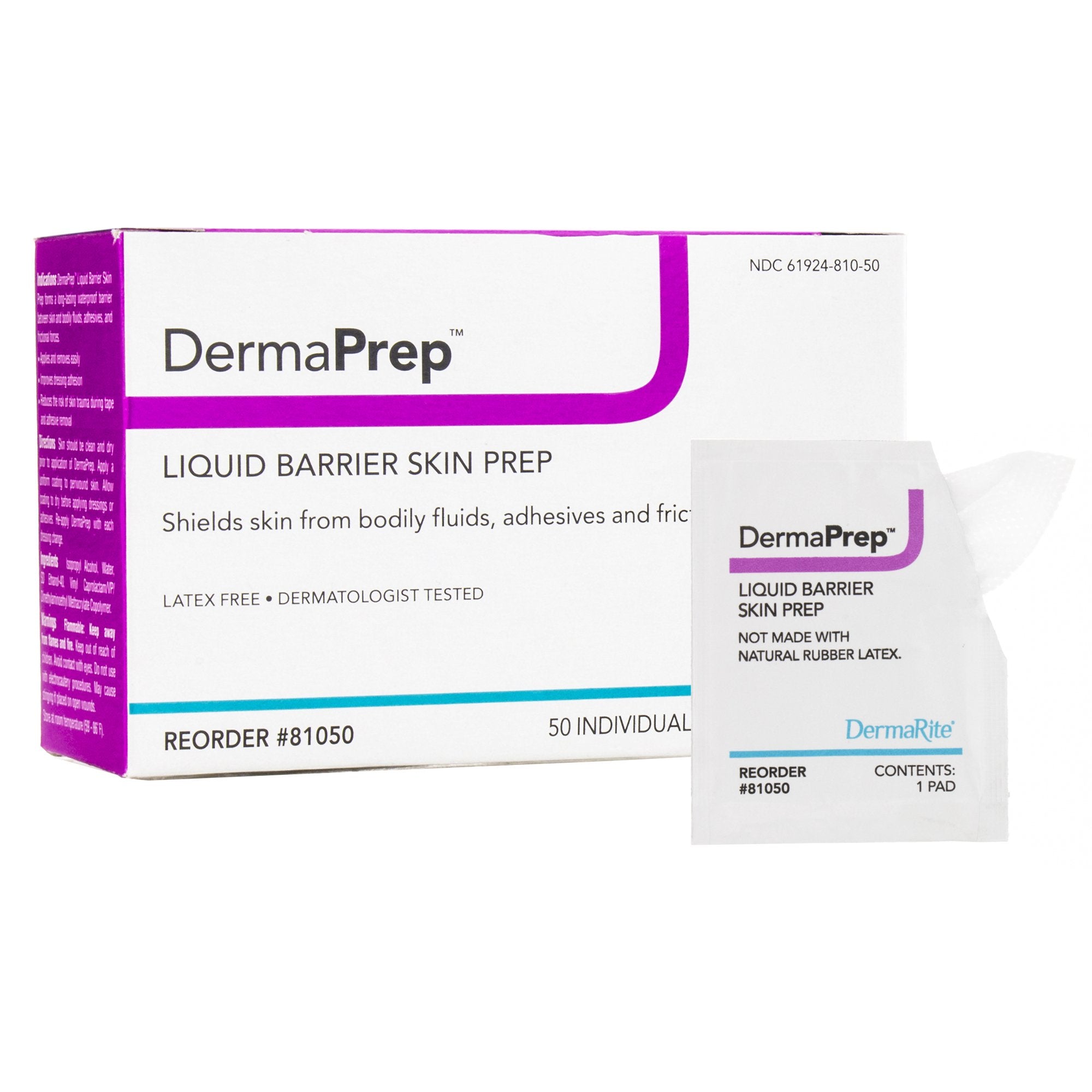 DermaPrep™ Skin Barrier Wipe (50 Units)