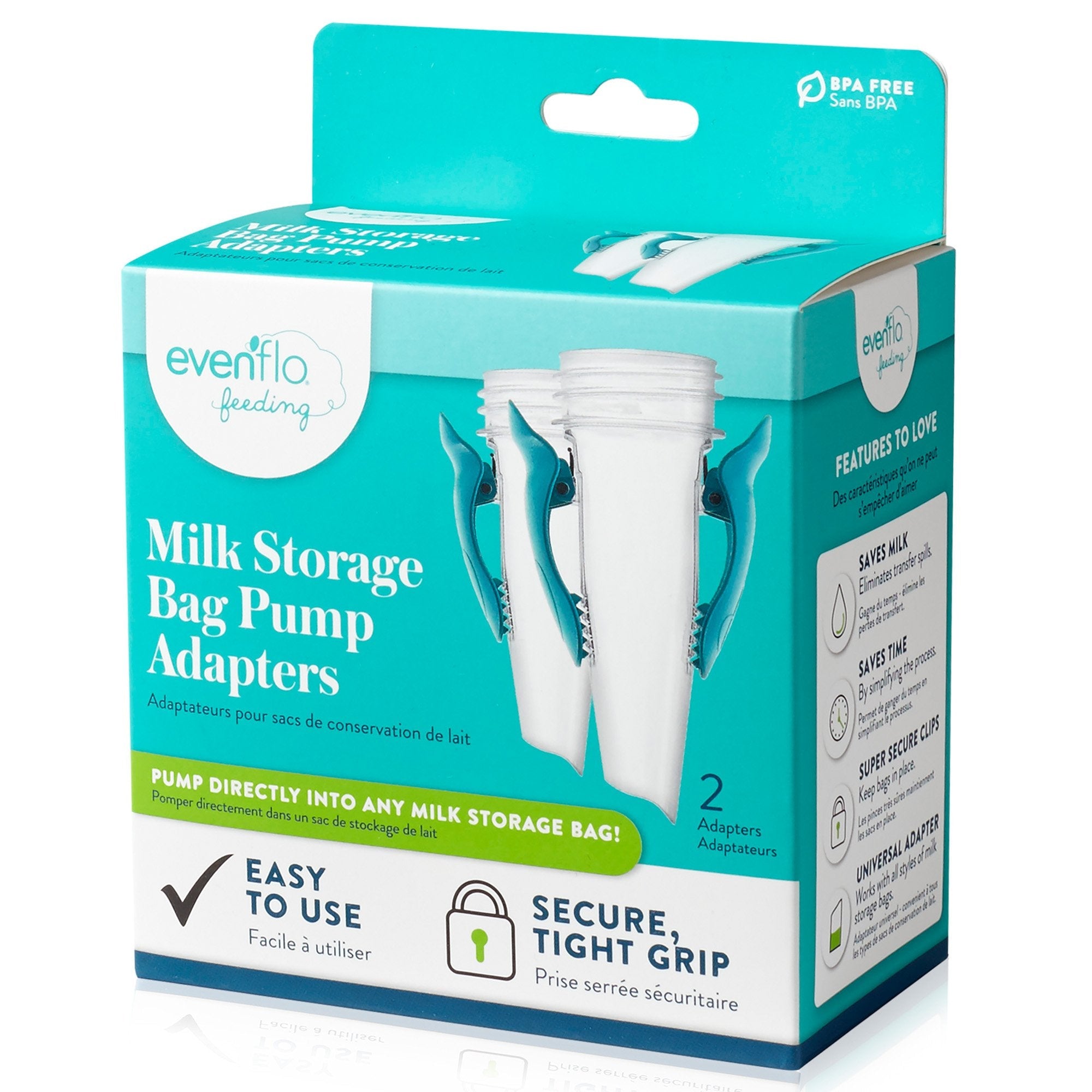 Evenflo® Advanced Breast Milk Storage Bag Adapters (1 Unit)