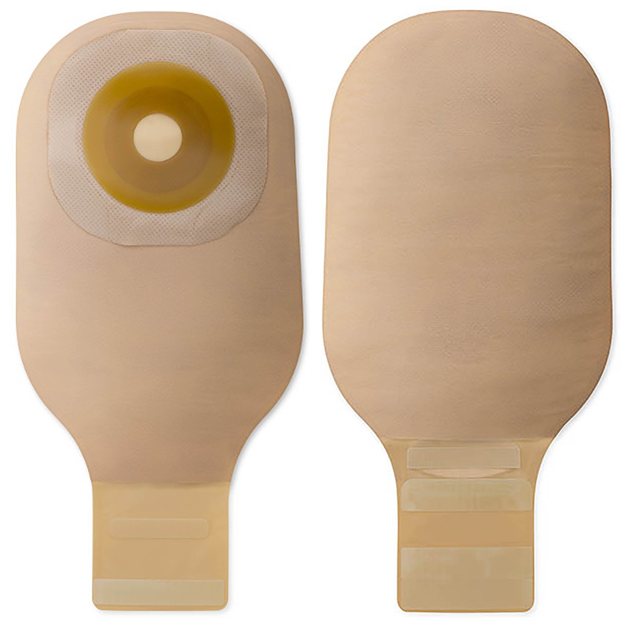 Premier™ Flextend™ One-Piece Drainable Beige Colostomy Pouch, 12 Inch Length, Up to 2½ Inch Stoma (10 Units)