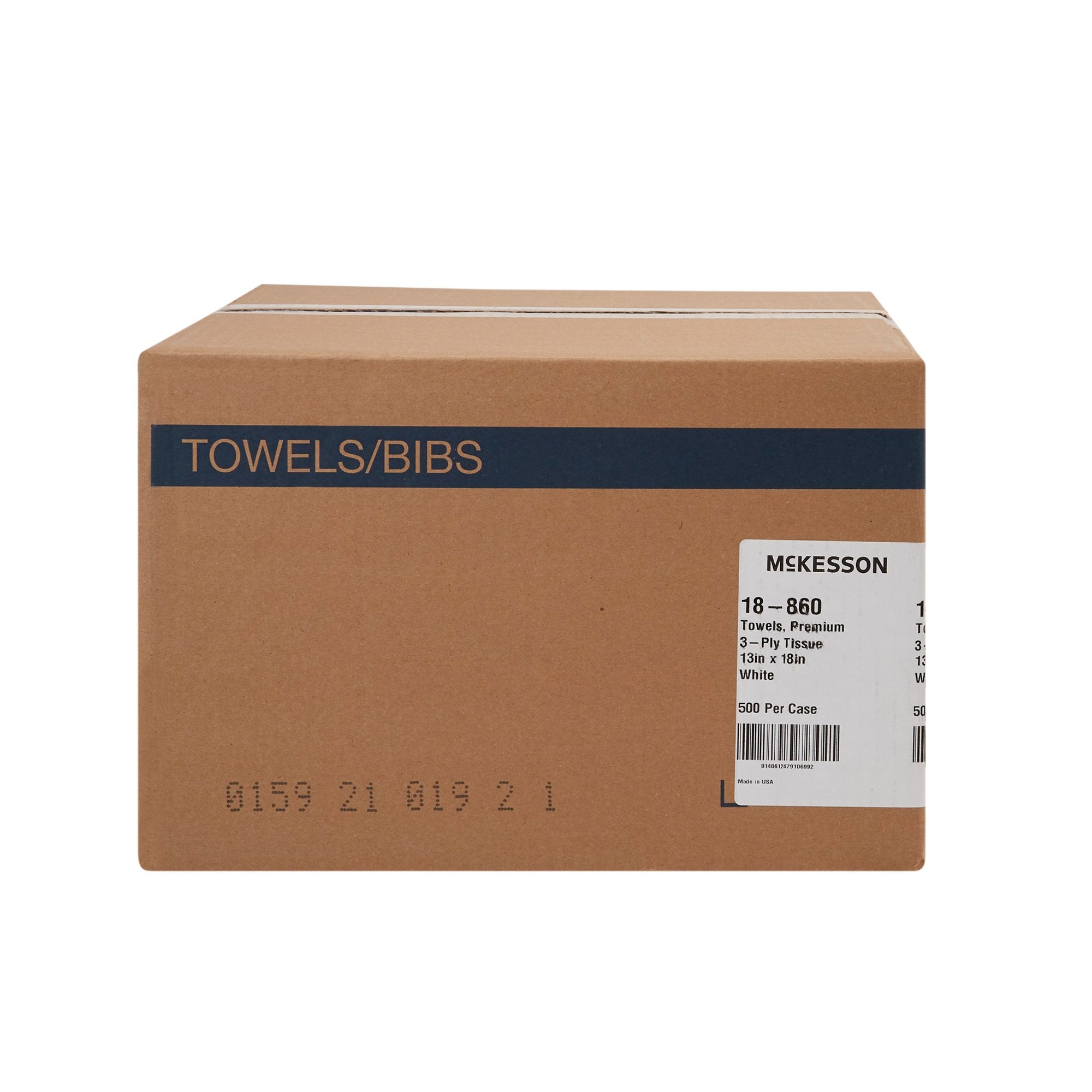 McKesson Nonsterile White Procedure Towels, 13 x 18 Inch (500 Units)