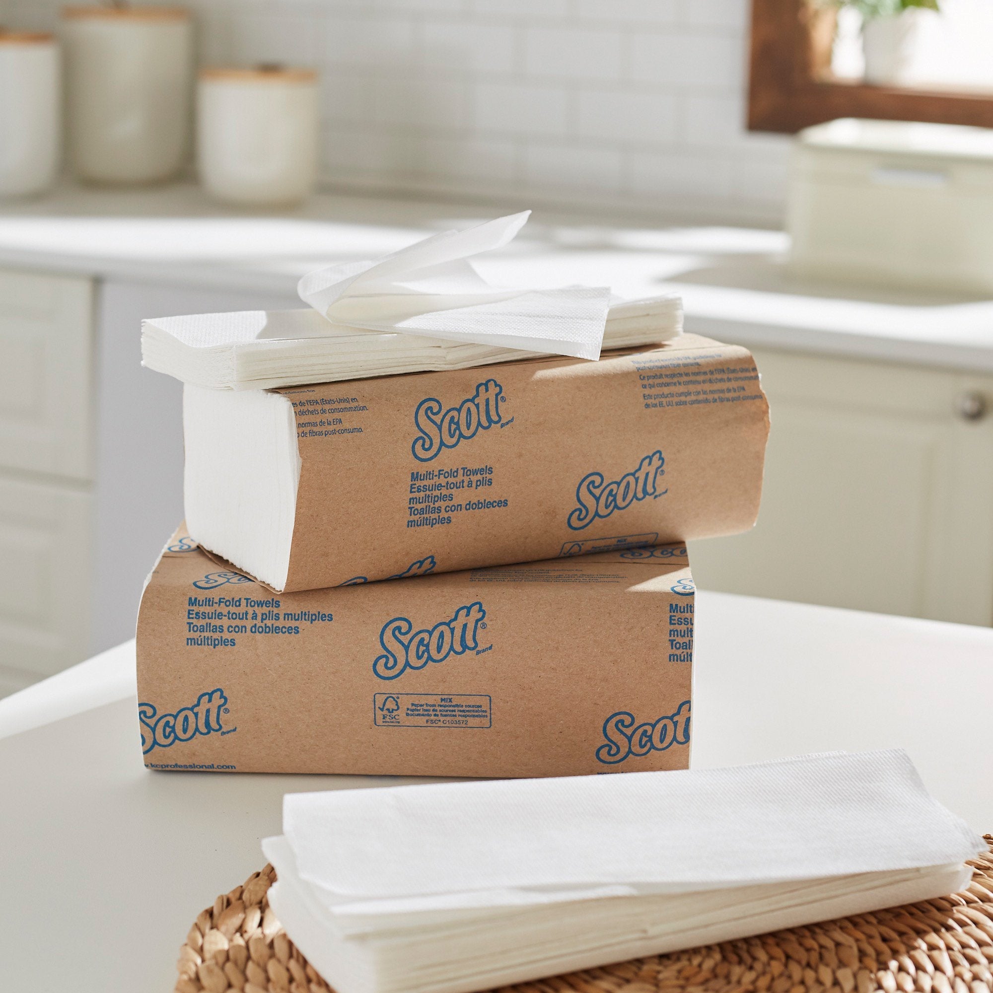 Scott® Essential Multi-Fold Paper Towels, Eco-Friendly, 250-Pack