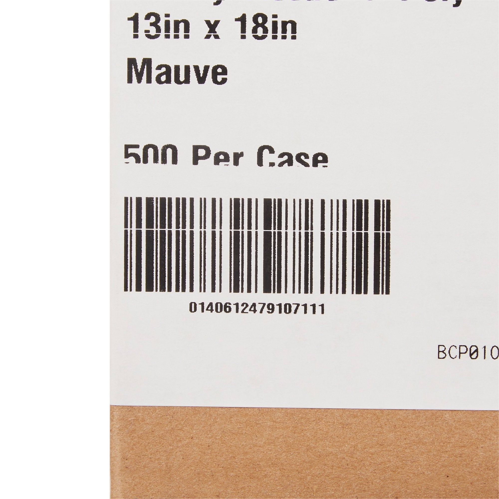 McKesson Nonsterile Mauve Procedure Towel, 13 x 18 Inch (500 Units)