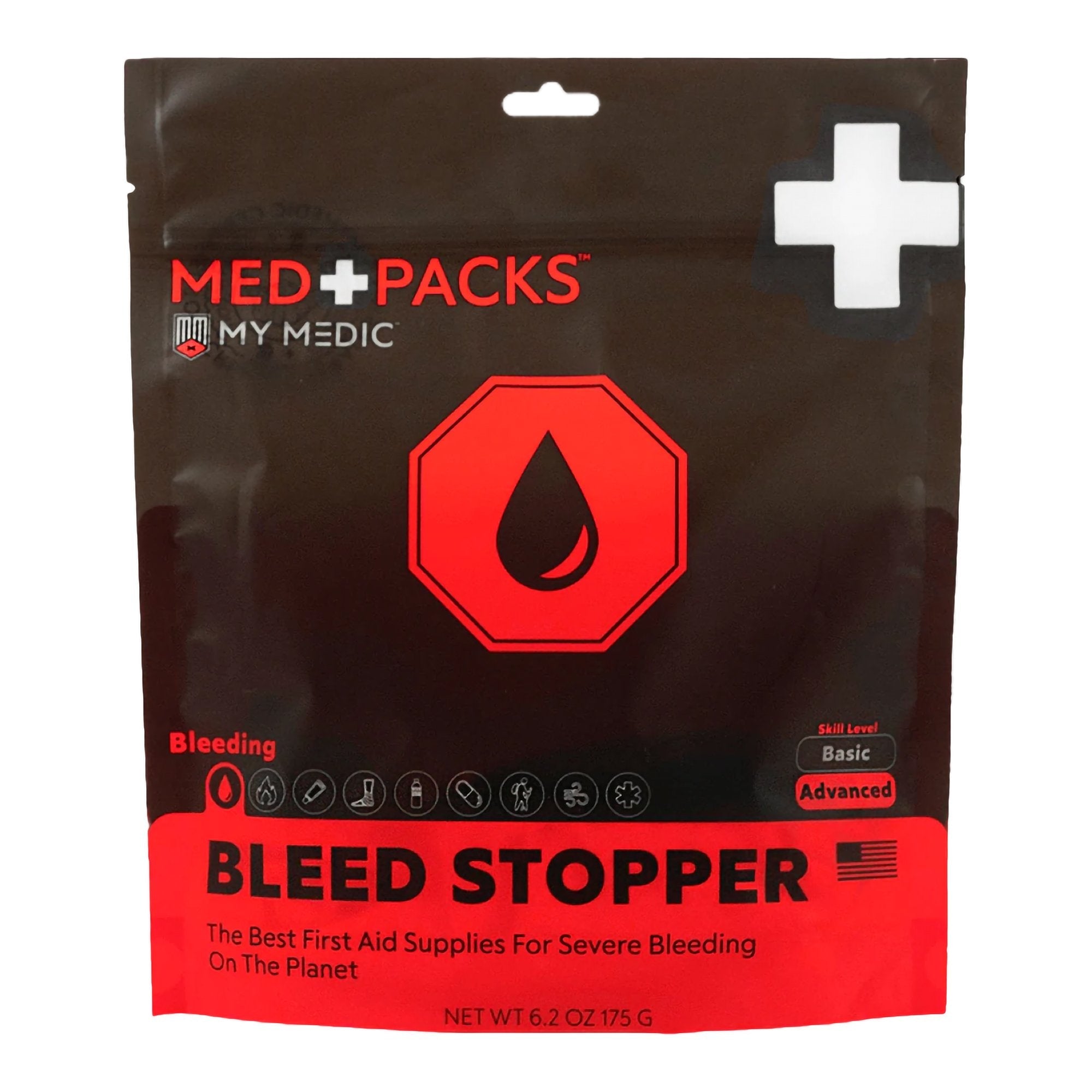 My Medic Med Packs First Aid Kit to Stop Bleeding – Emergency Supplies in Portable Pouch (1 Unit)