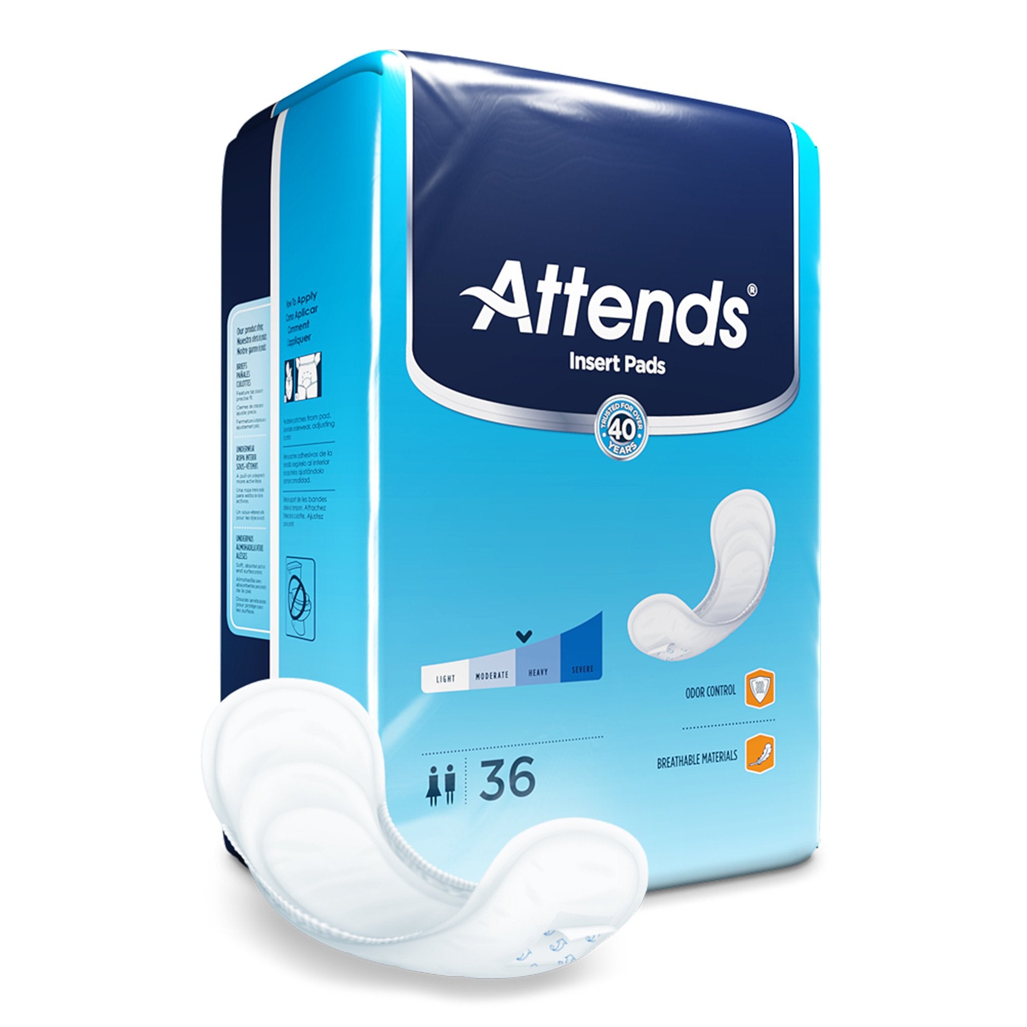 Attends® Insert Pad Incontinence Liner (36 Units)