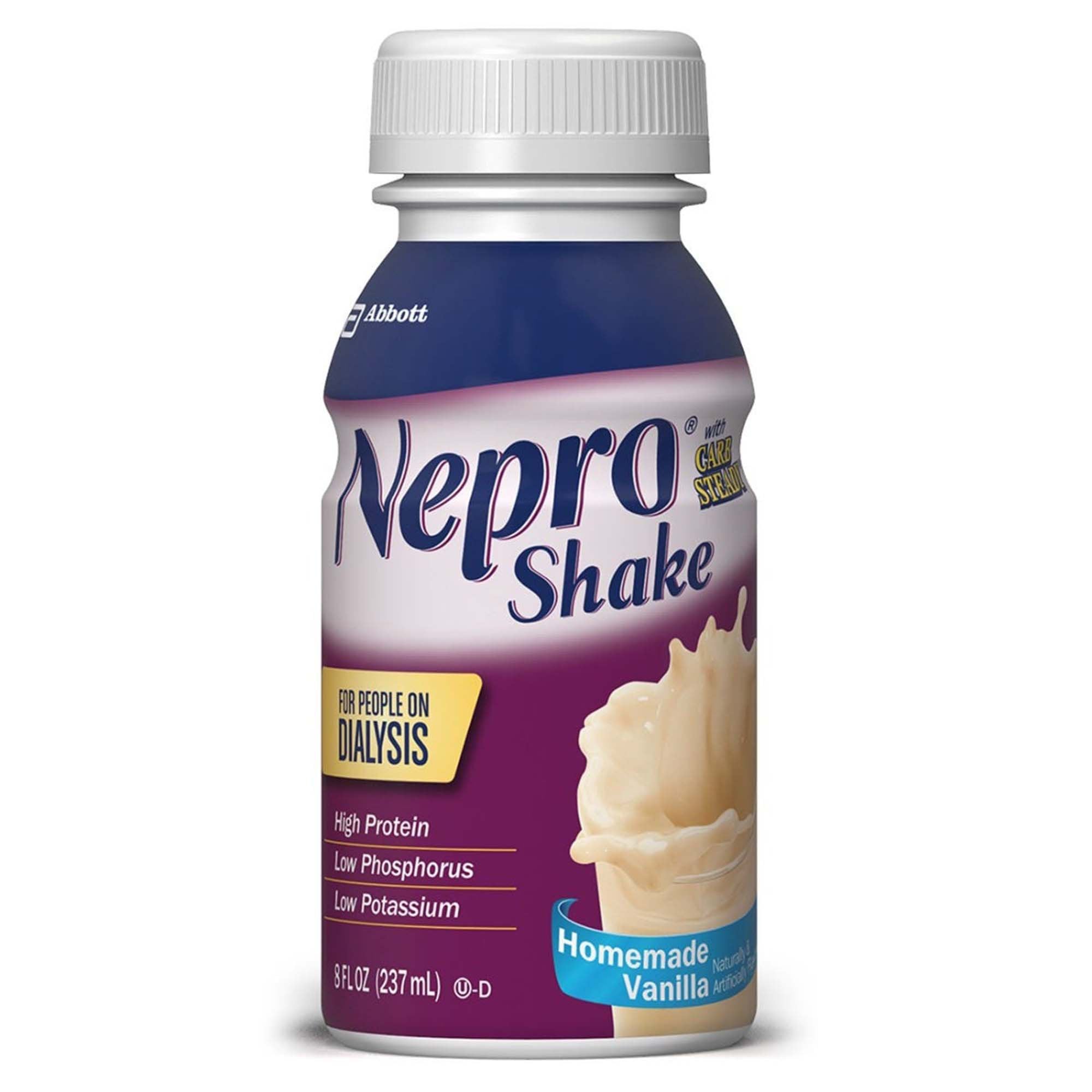 Nepro with CARBSTEADY Vanilla Liquid Oral Supplement, 24-Pack, 8oz Bottles