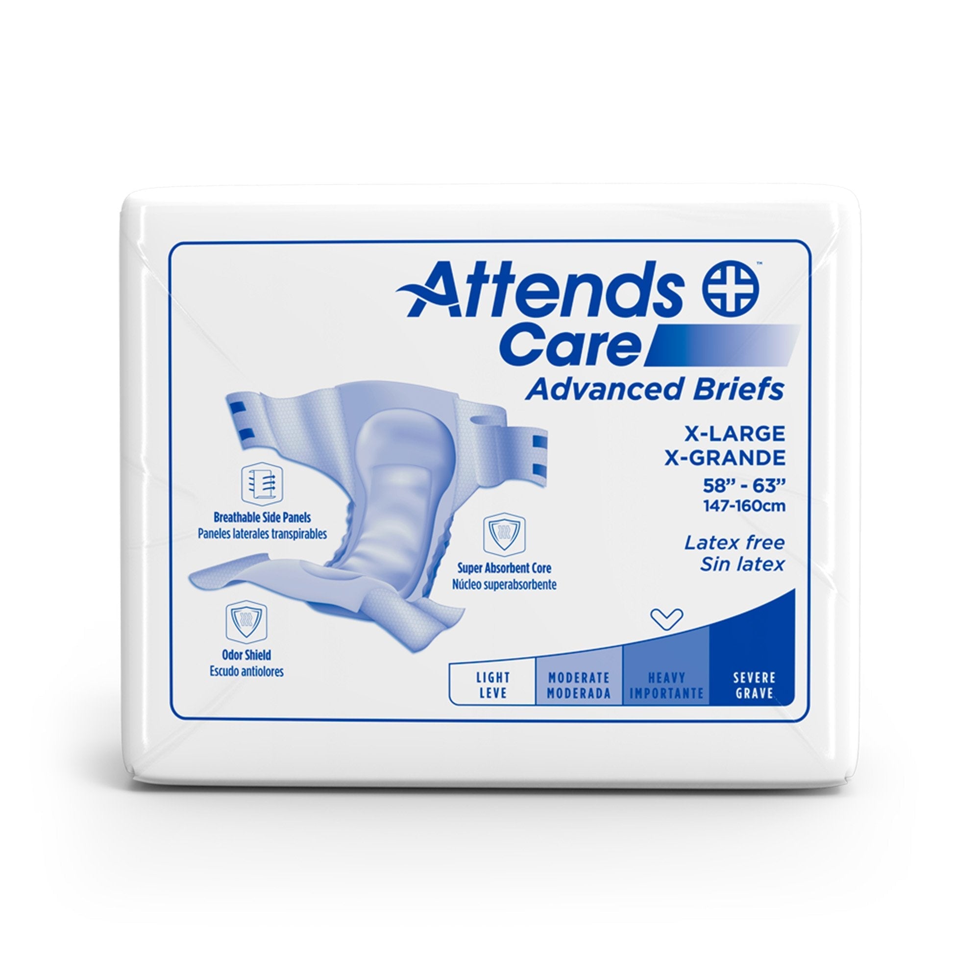 Attends® DermaDry™ Plus Incontinence Brief, Extra Large (20 Units)