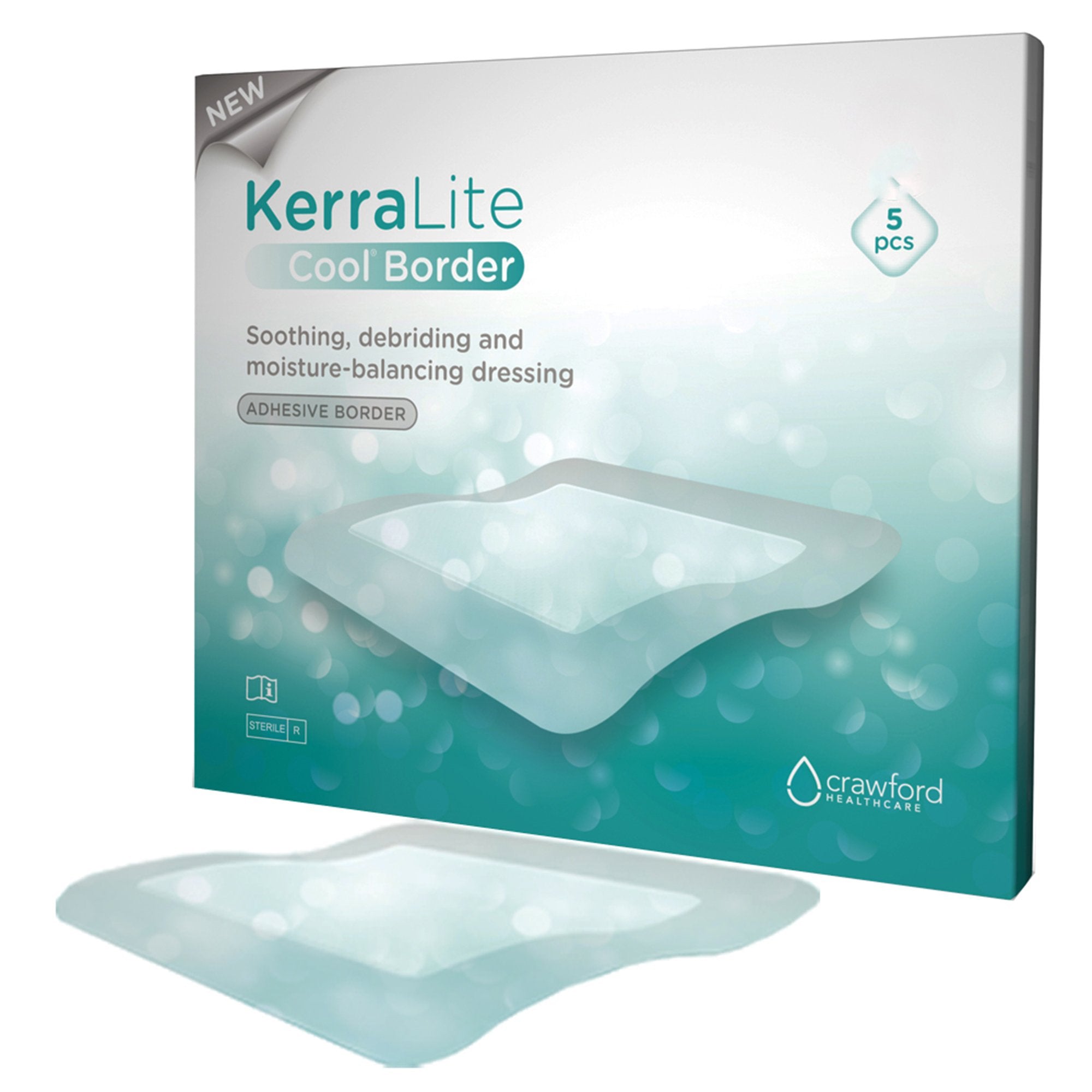 KerraLite Cool® Hydrogel Dressing, 4 x 4 Inch (260 Units)