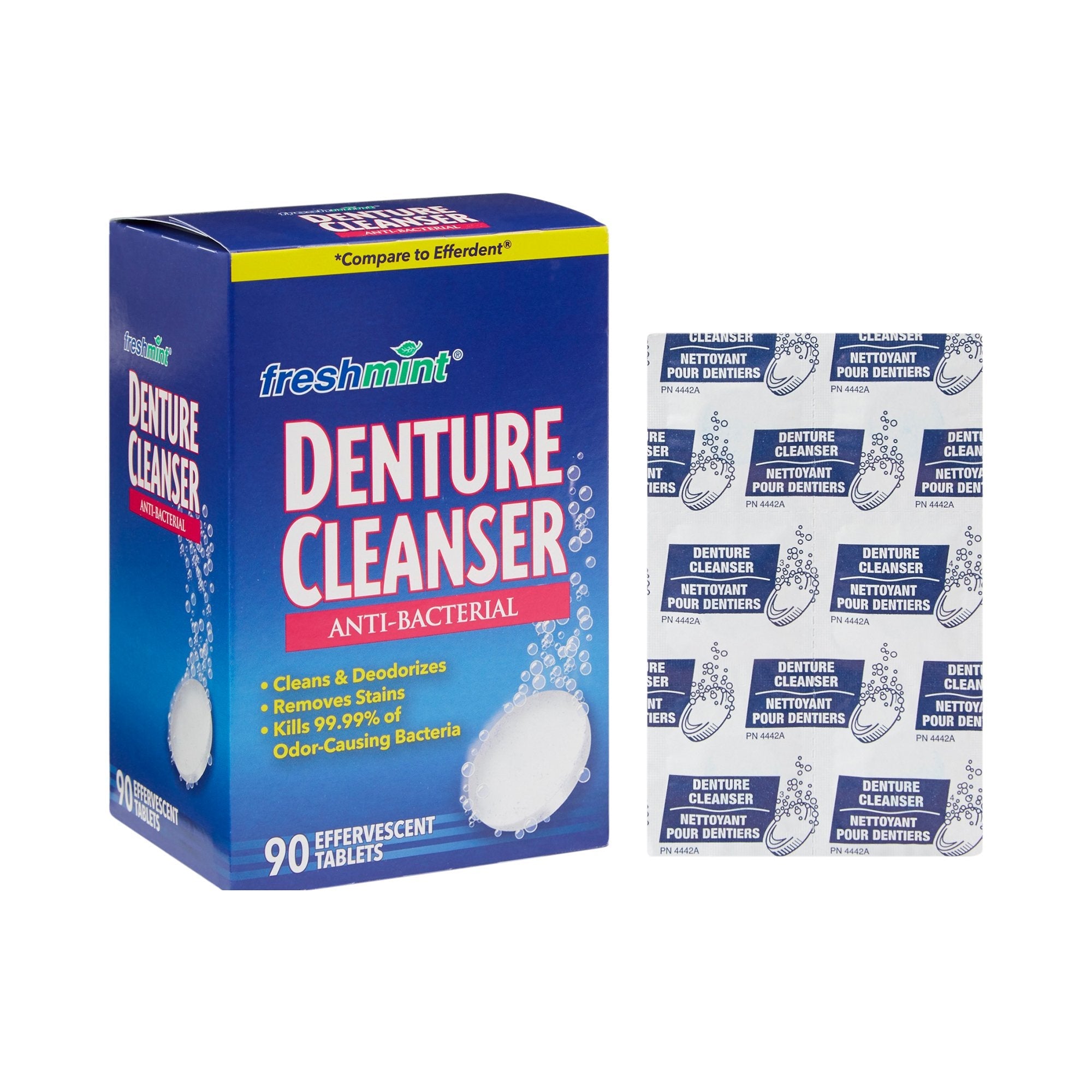 freshmint® Denture Cleanser Anti-Bacterial Tablets (1 Unit)