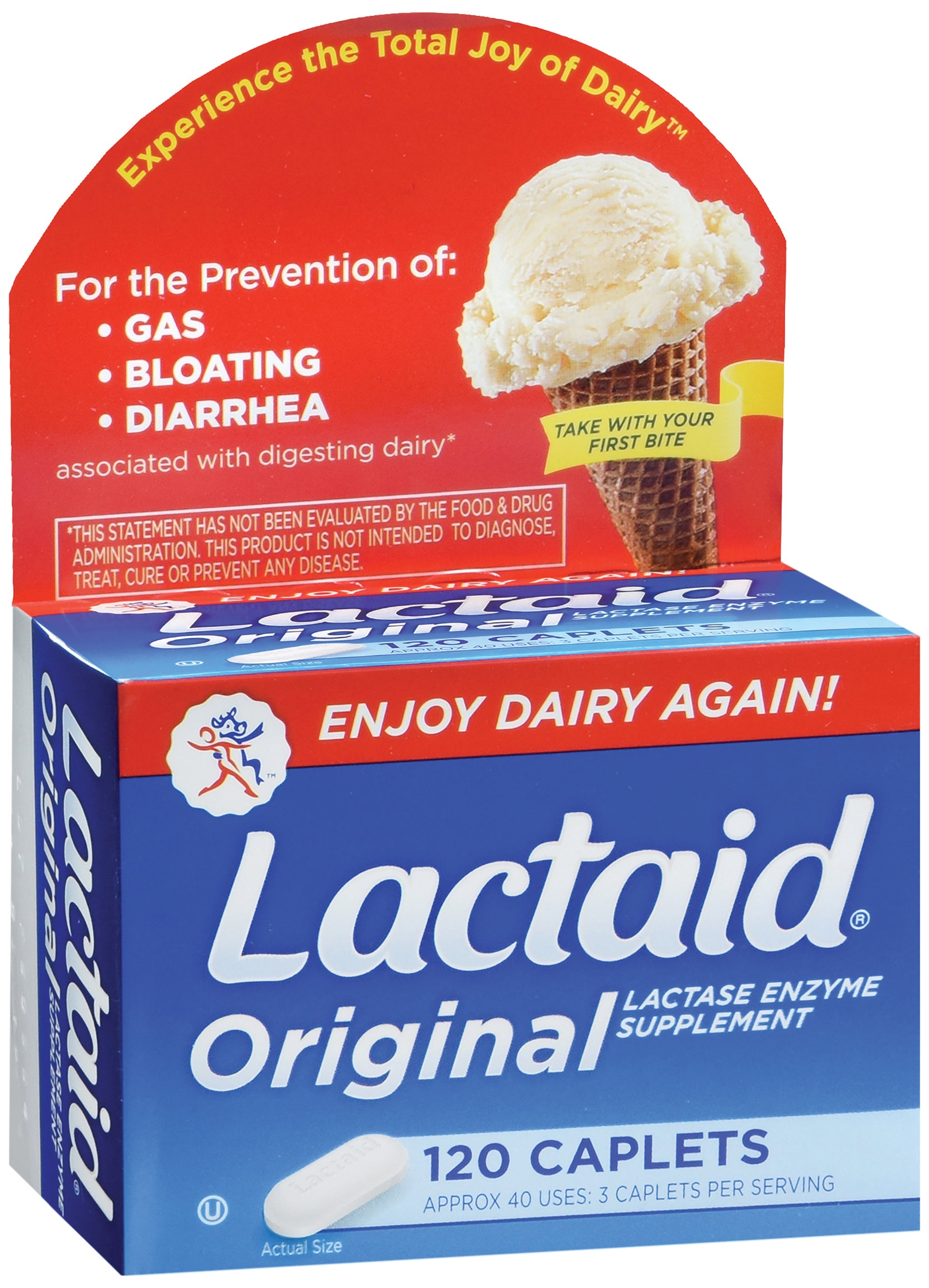 Lactaid® Original Lactase Enzyme Dietary Supplement (1 Unit)