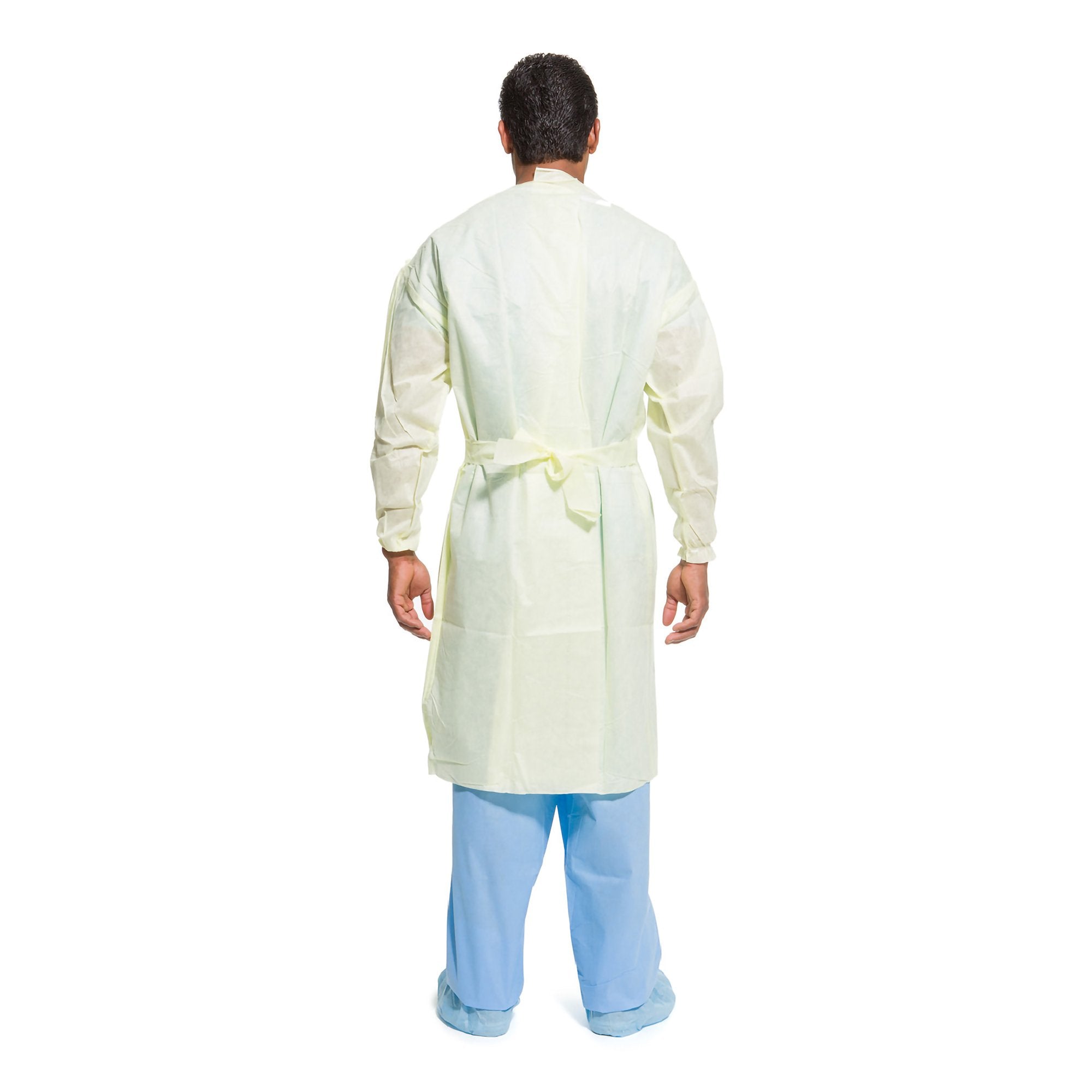 Halyard Protective Procedure Gown, Large, Yellow (100 Units)