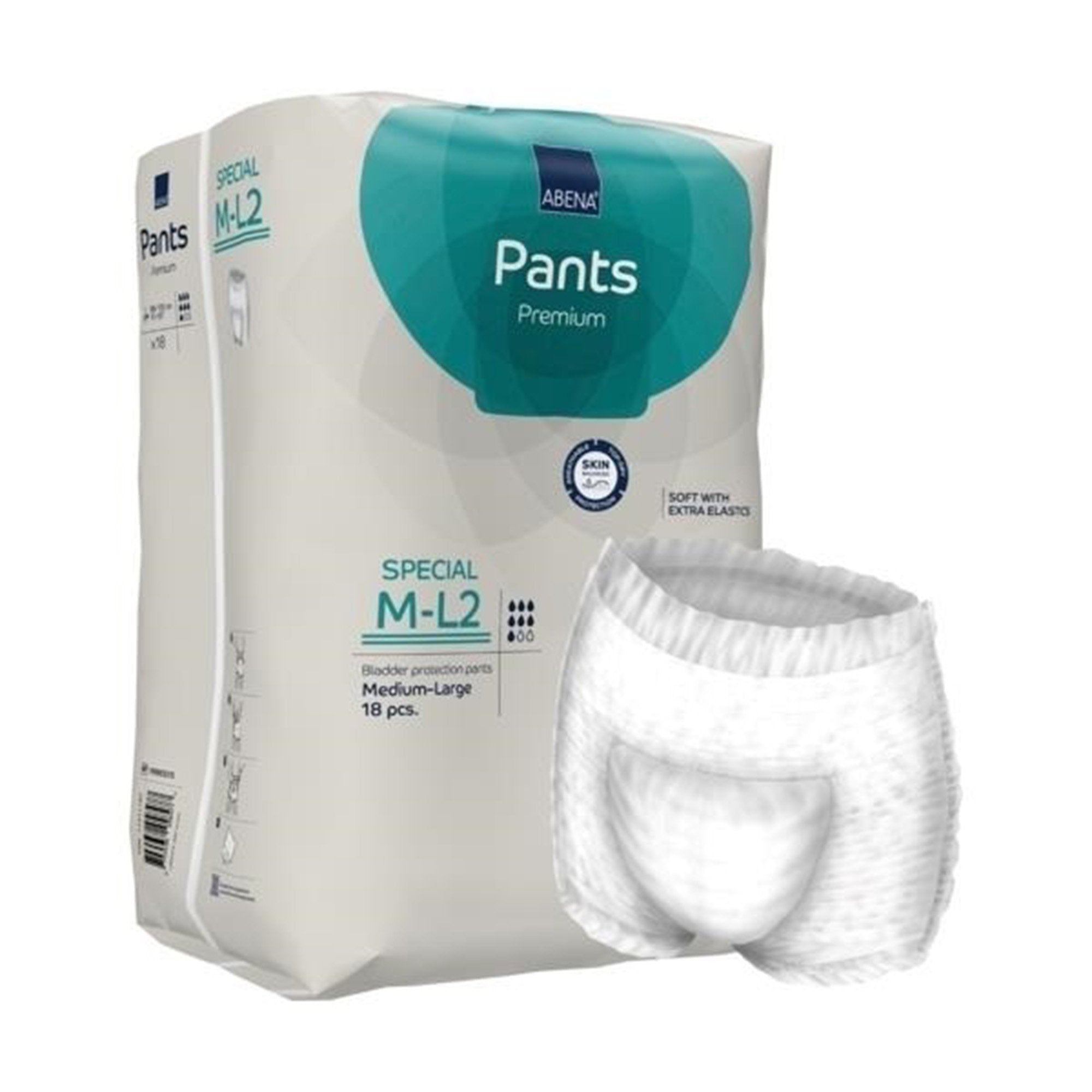 Abena® Premium Pants Special M-L2 Incontinence Brief, Medium / Large (108 Units)