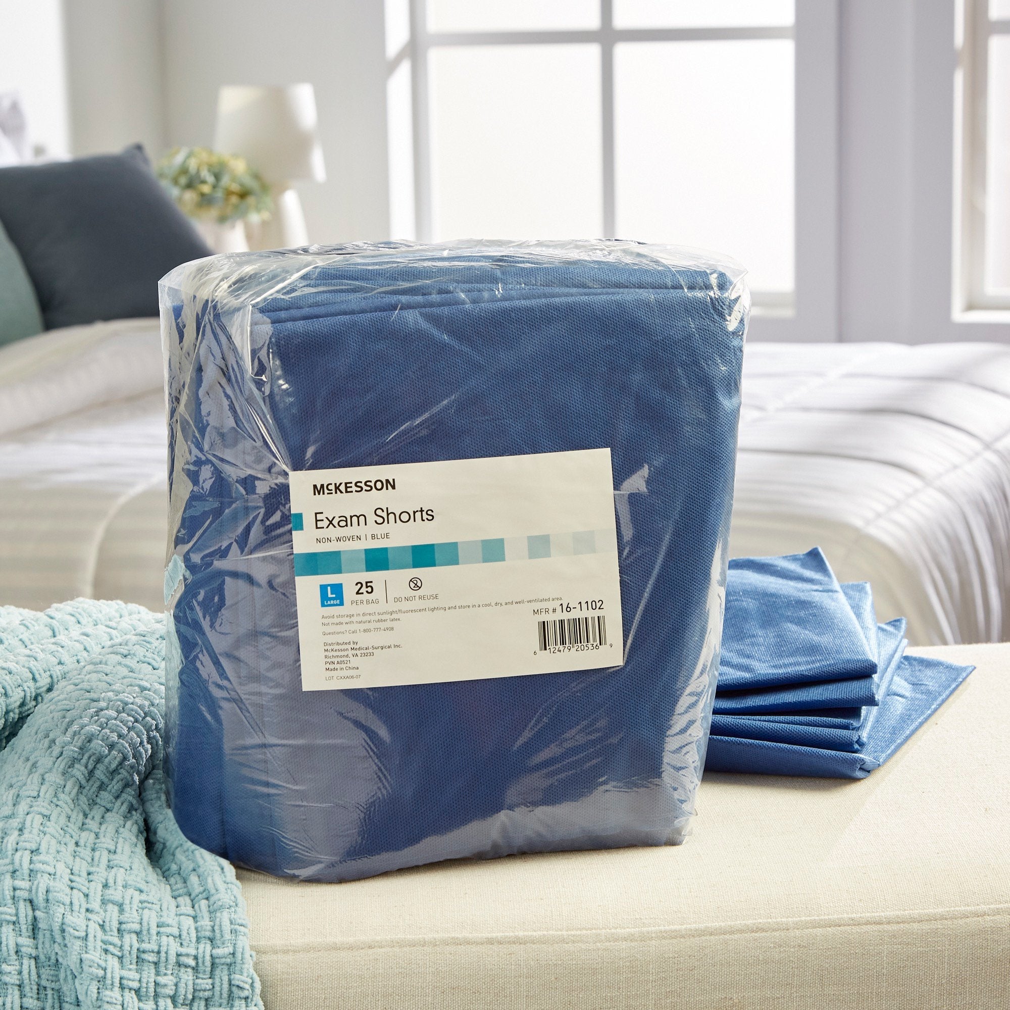 McKesson Patient Exam Shorts, Large (100 Units)