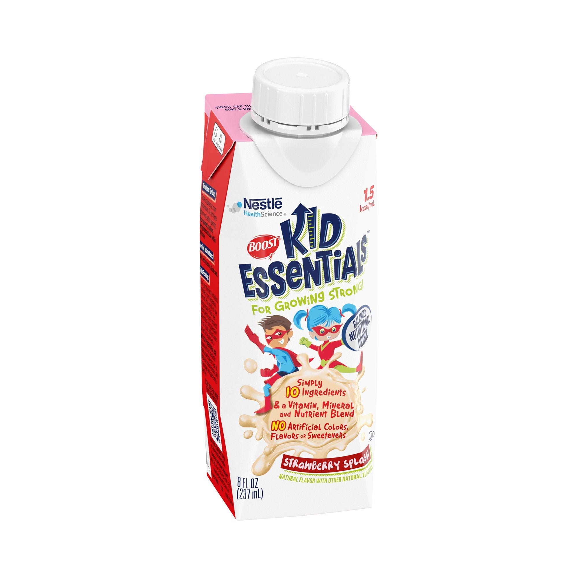 Boost® Kid Essentials™ 1.5 Strawberry Pediatric Oral Supplement, 8 oz. Carton (24 Units)