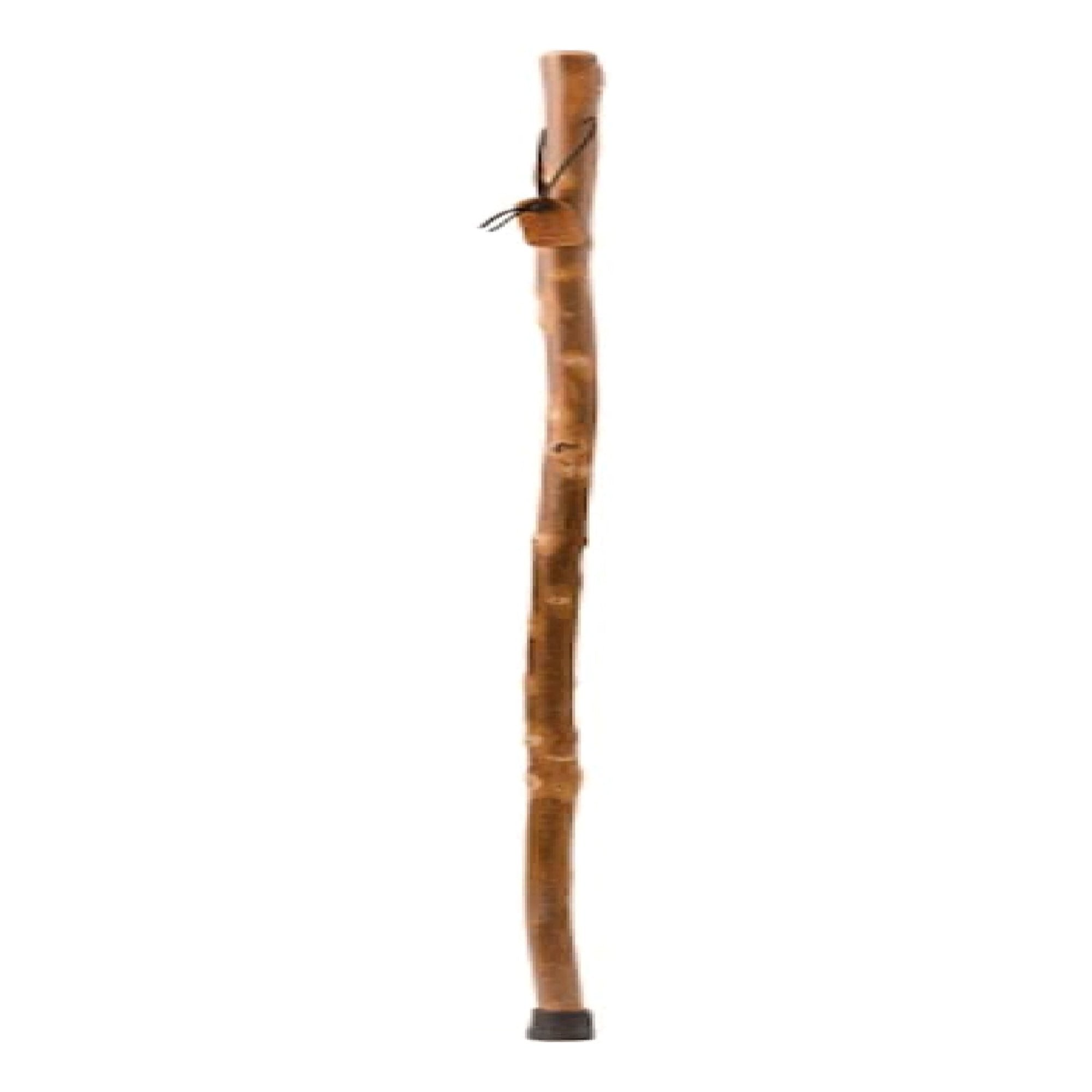 Brazos™ Sapling American Hardwood Free-Form Walking Stick with Compass, 55-Inch Height, Brown (1 Unit)