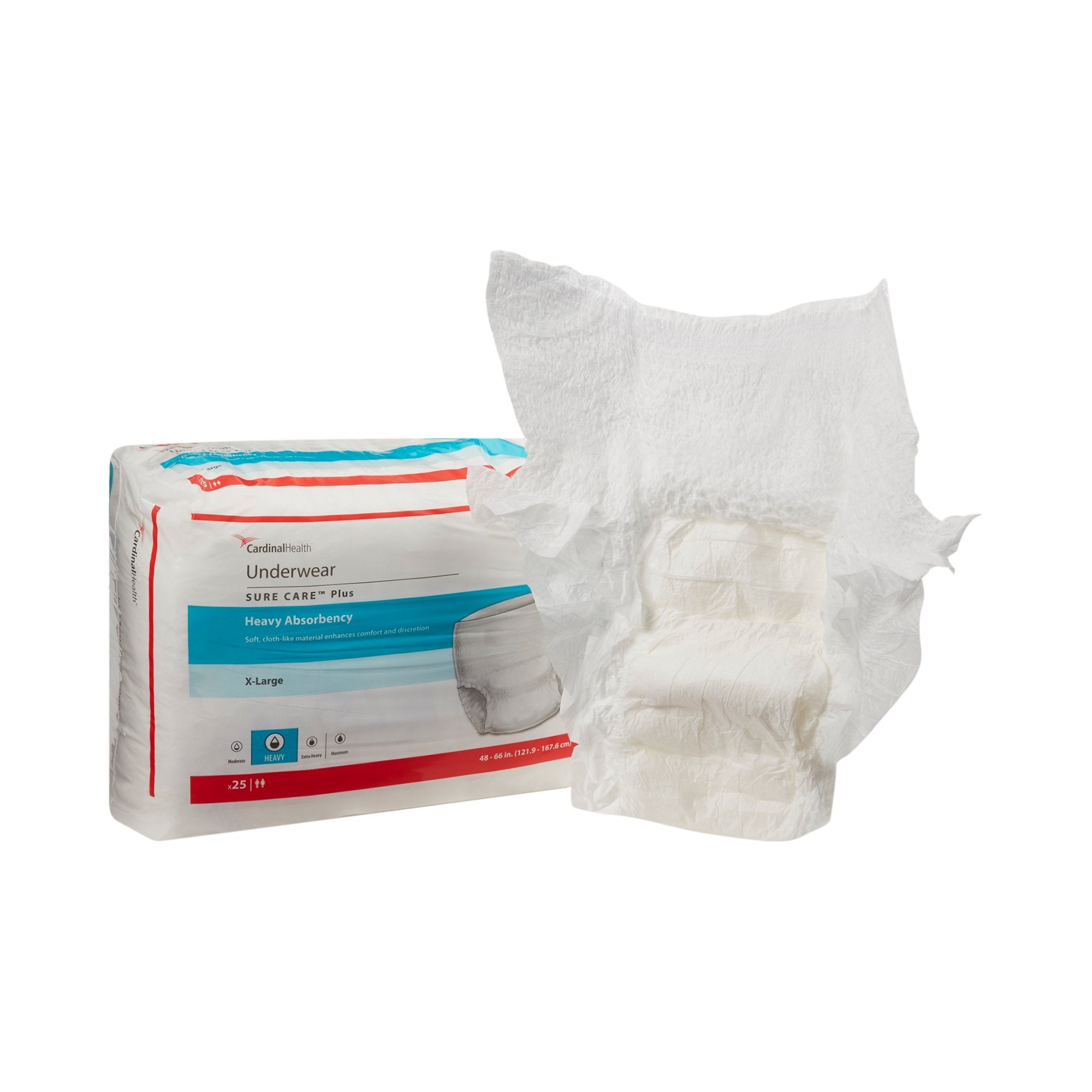 Sure Care™ Plus XL Heavy Absorbent Underwear - 100 Pack