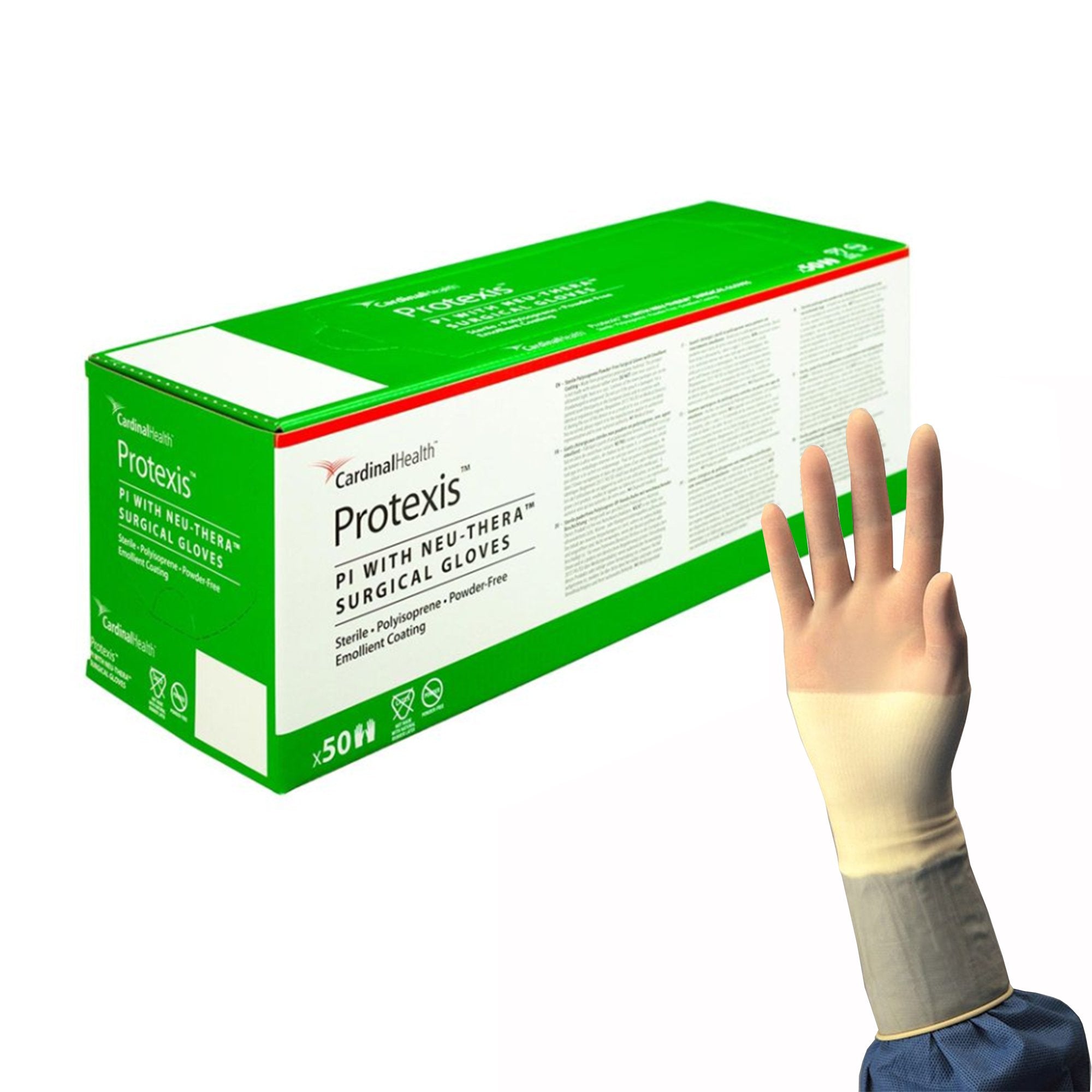 Protexis™ PI with Neu-Thera® Polyisoprene Surgical Glove, Size 6.5, Ivory (50 Units)