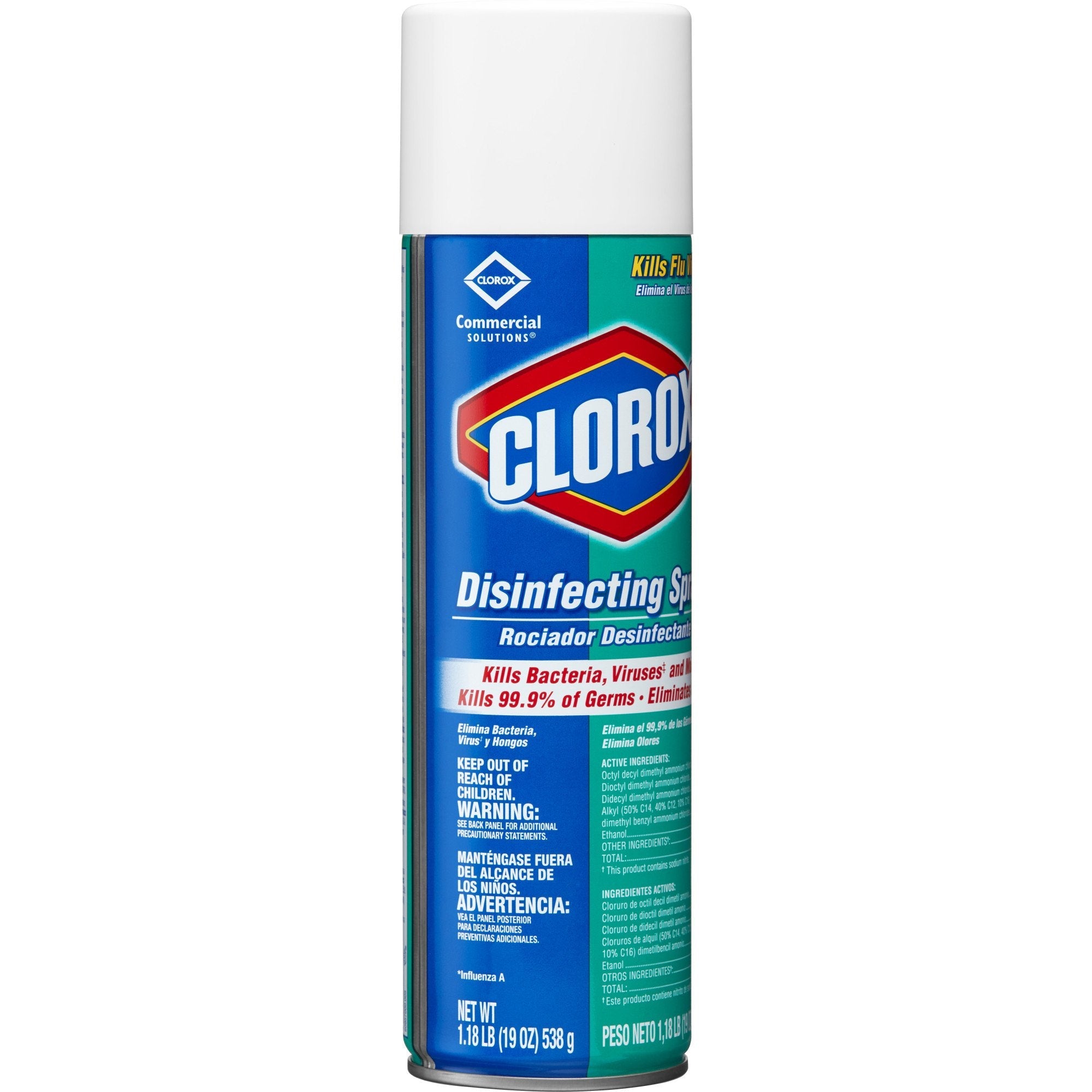 Clorox® Surface Disinfectant Spray, 19 oz Aerosol Can (12 Units)