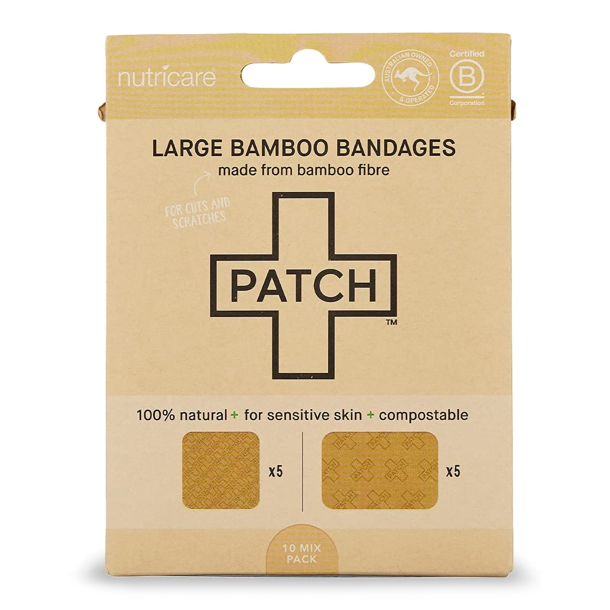 Patch™ Adhesive Strip, 2 x 3 Inch / 3 x 3 Inch (30 Units)