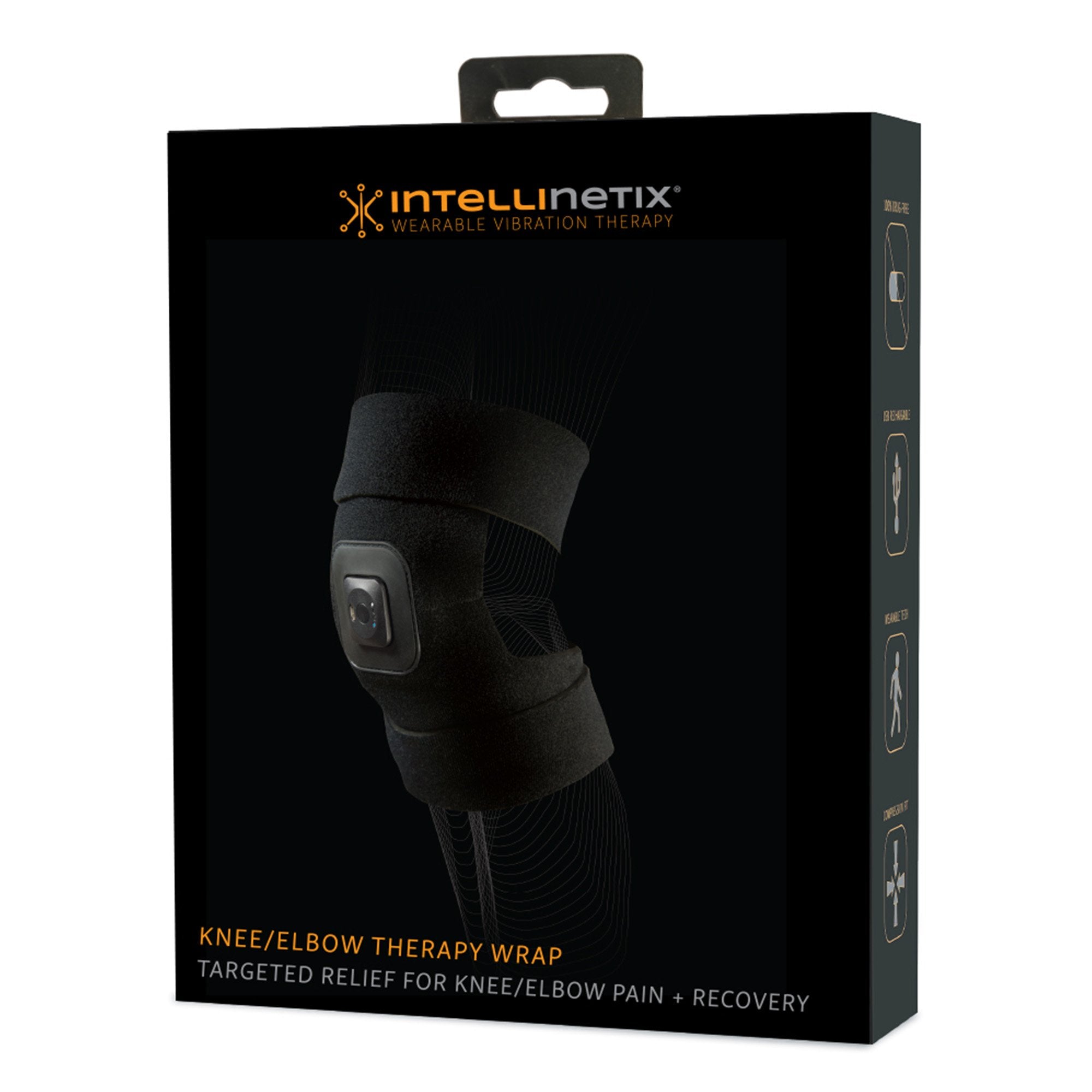 Vibration Therapy Wrap Intellinetix® Knee / Elbow One Size Fits Most (1 Unit)