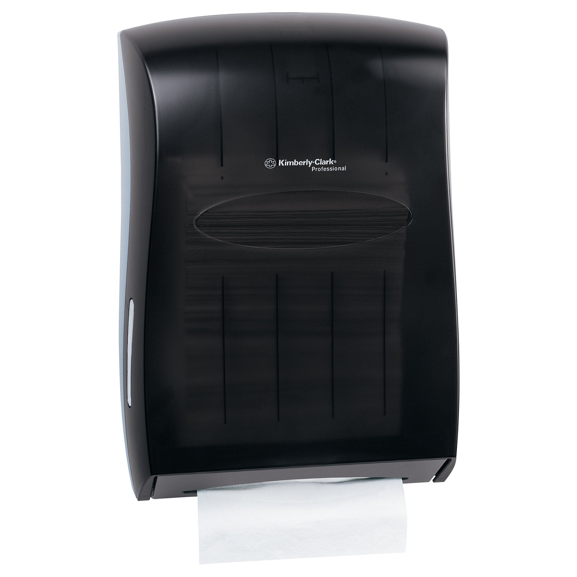 Paper Towel Dispenser K-C PROFESSIONAL Black Smoke Plastic Manual Pull Wall Mount (1 Unit)