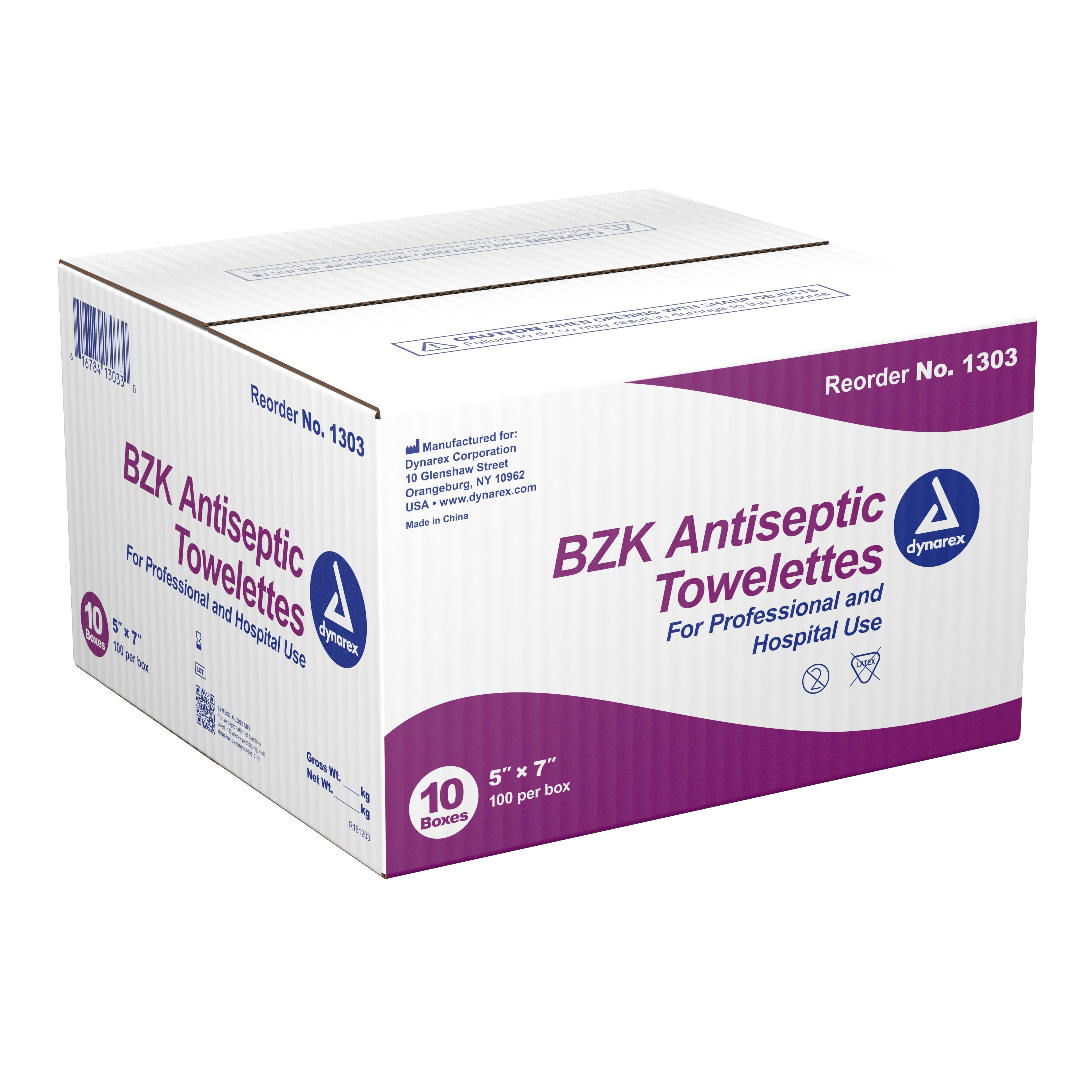 dynarex® Scented BZK Antiseptic Towelettes, Individual Packet (1 Unit)