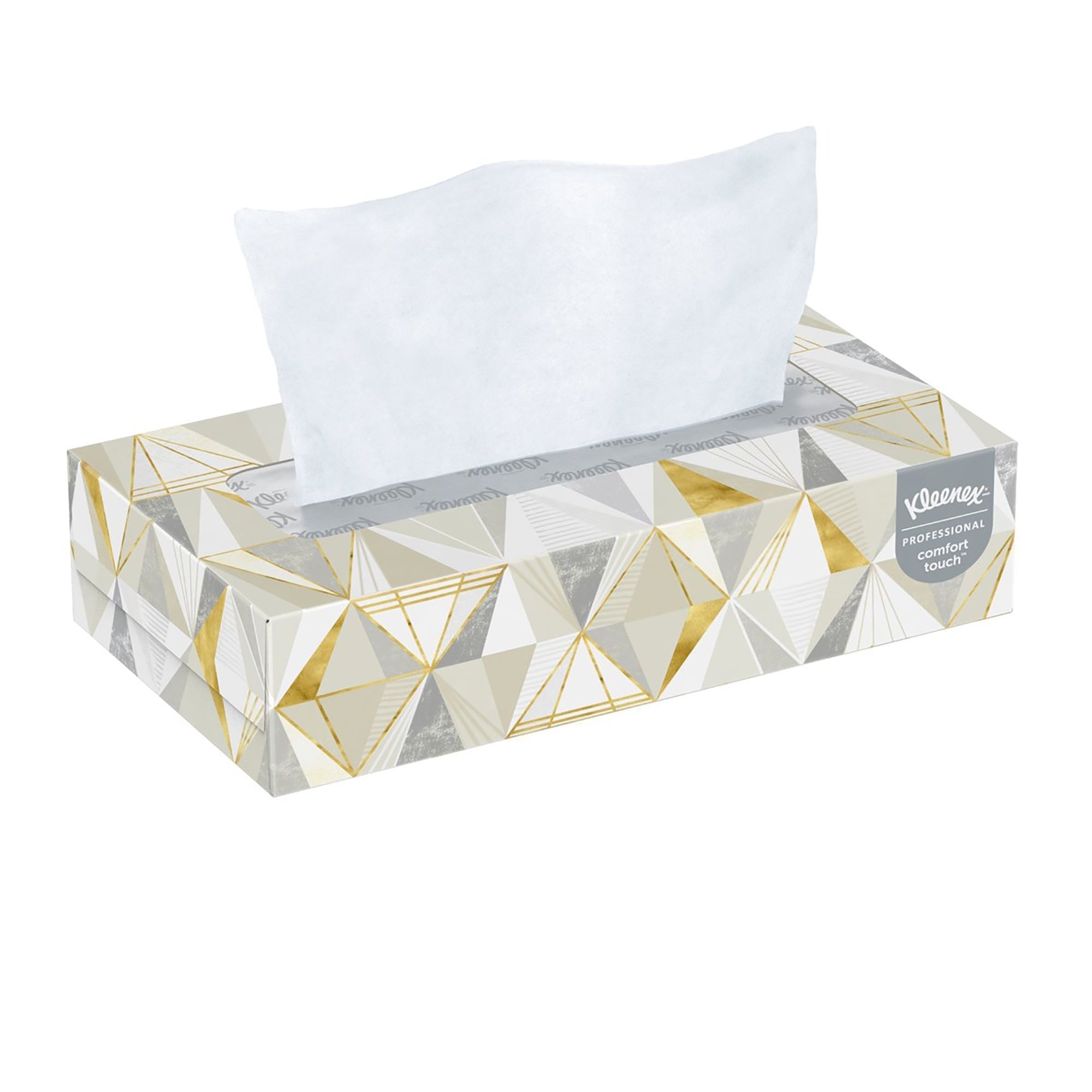 Kleenex Facial Tissue Box, 125 Soft & Absorbent Sheets, White 8x8" - Bulk Pack