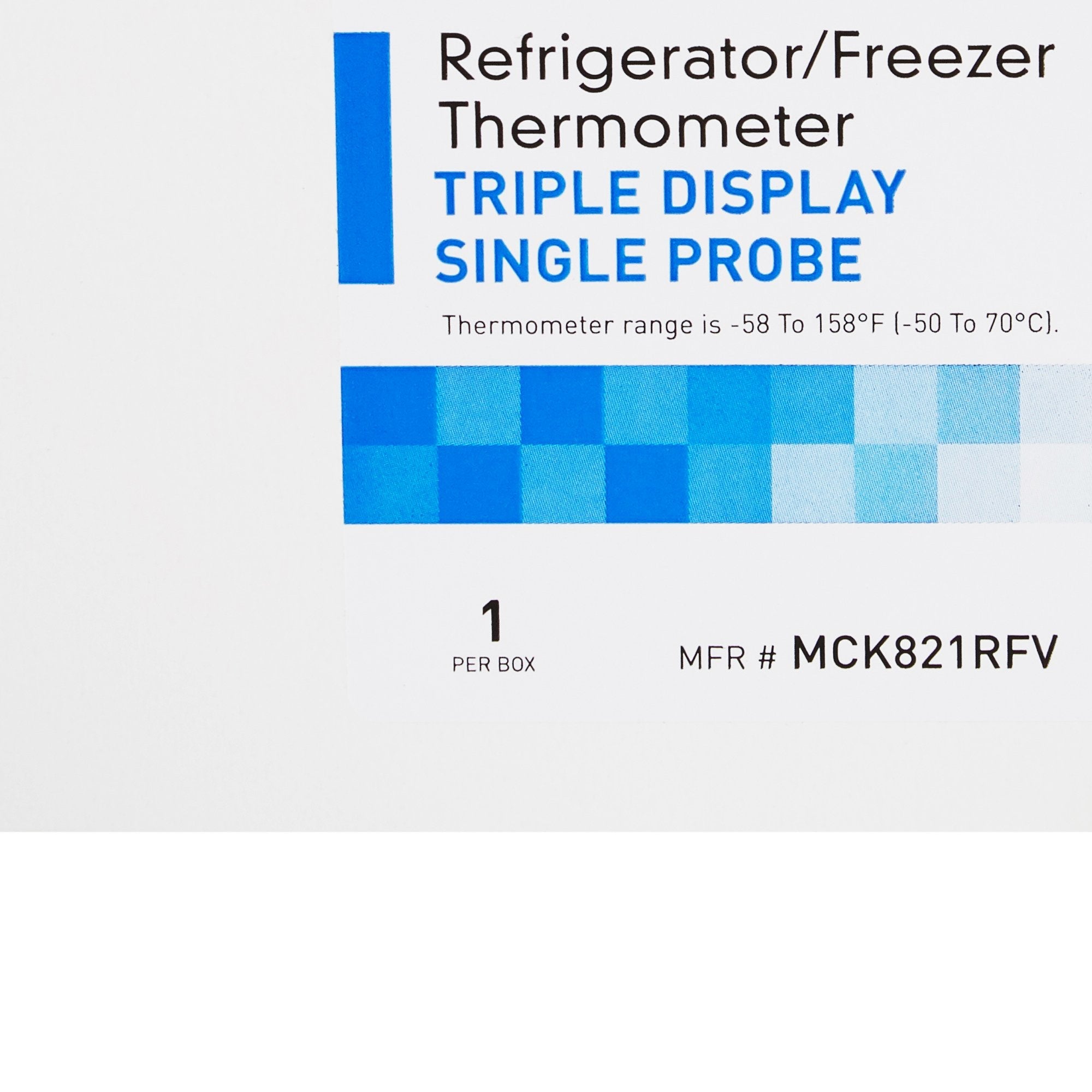 McKesson Refrigerator / Freezer Thermometer, Digital Display, -58° to +158°F Range (1 Unit)