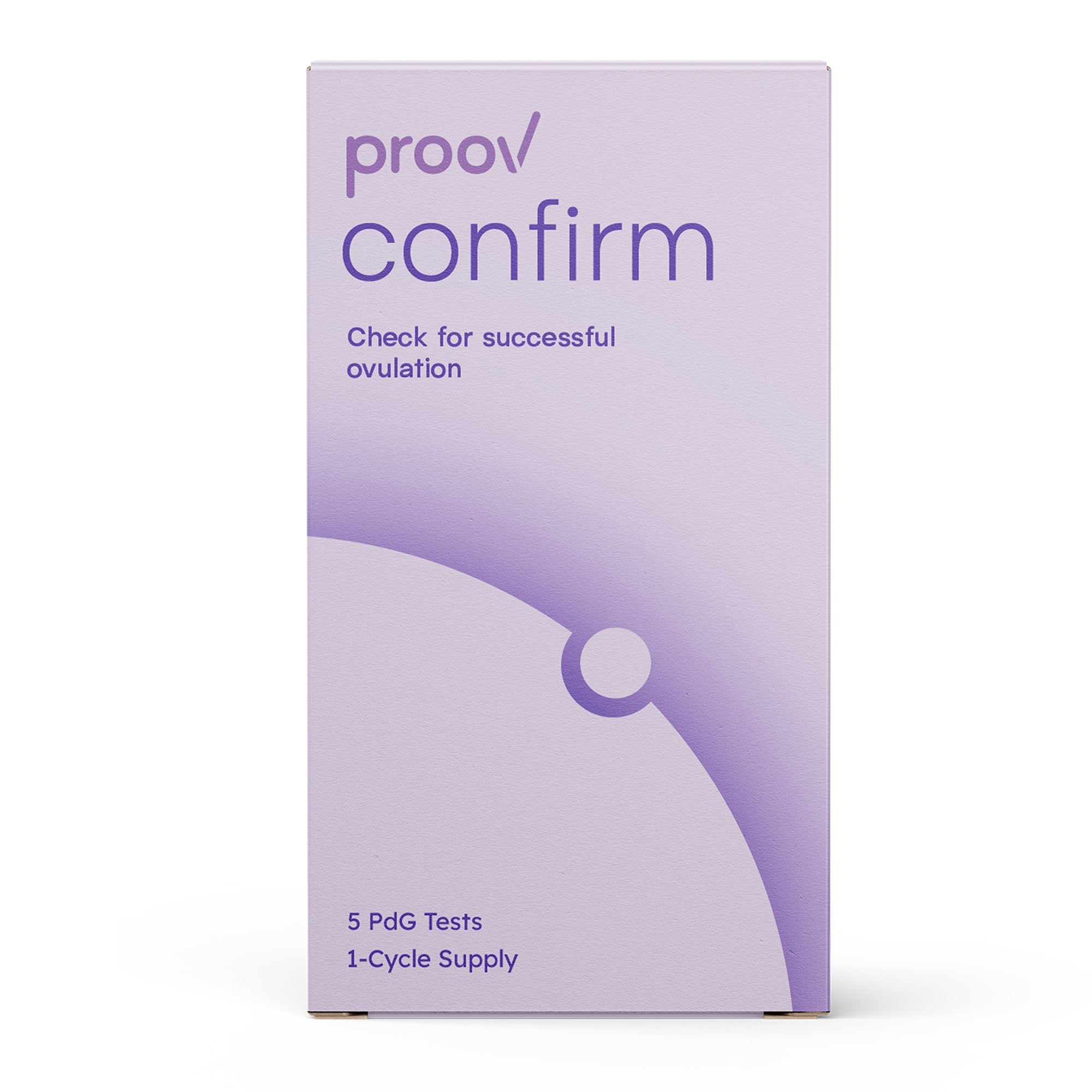 Sexual Health Test Kit Proov Confirm Pregnanediol Glucuronide (PdG) 5 Test per Kit CLIA Waived (840 Units)