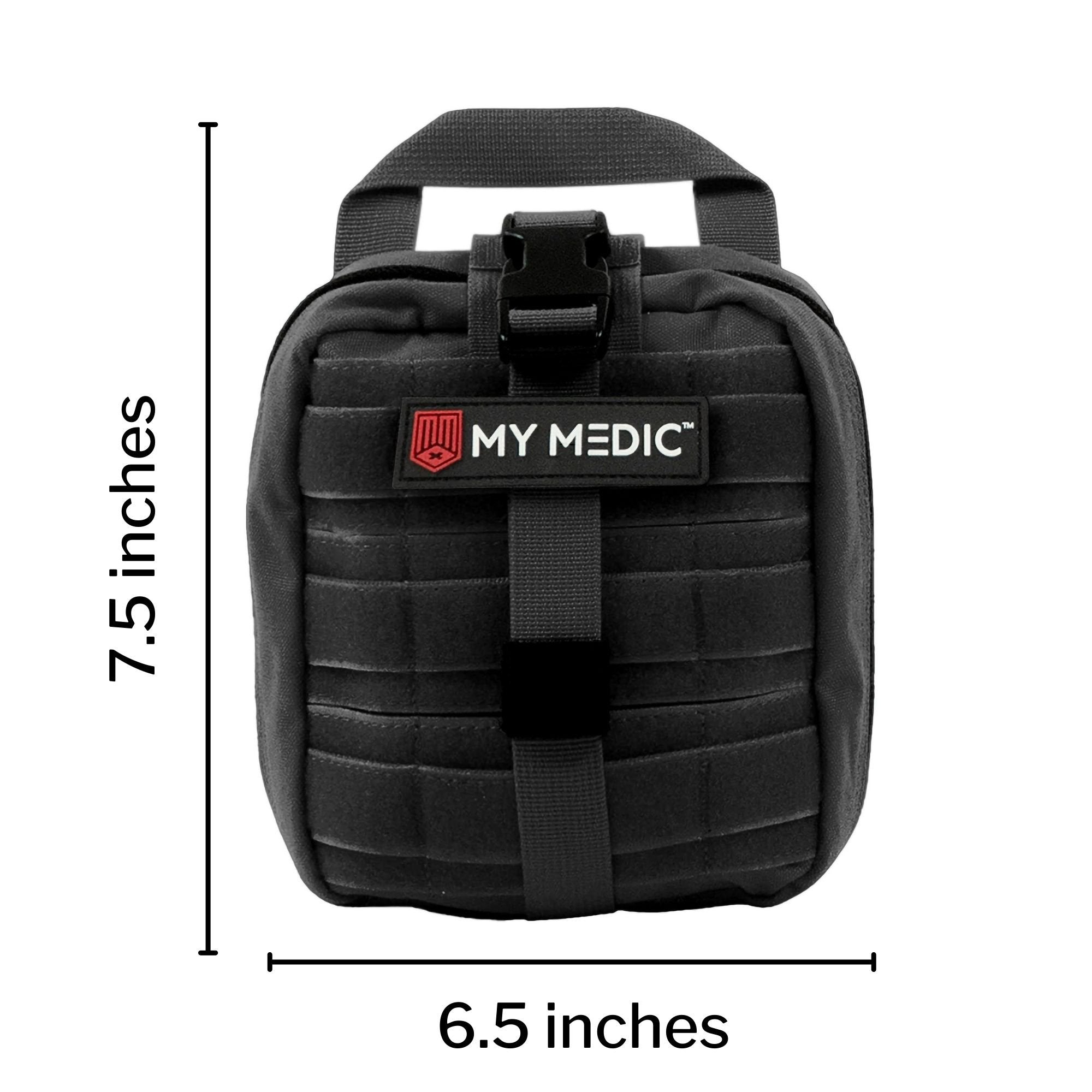 My Medic MYFAK First Aid Kit, Medical Supplies for Survival, Black (1 Unit)