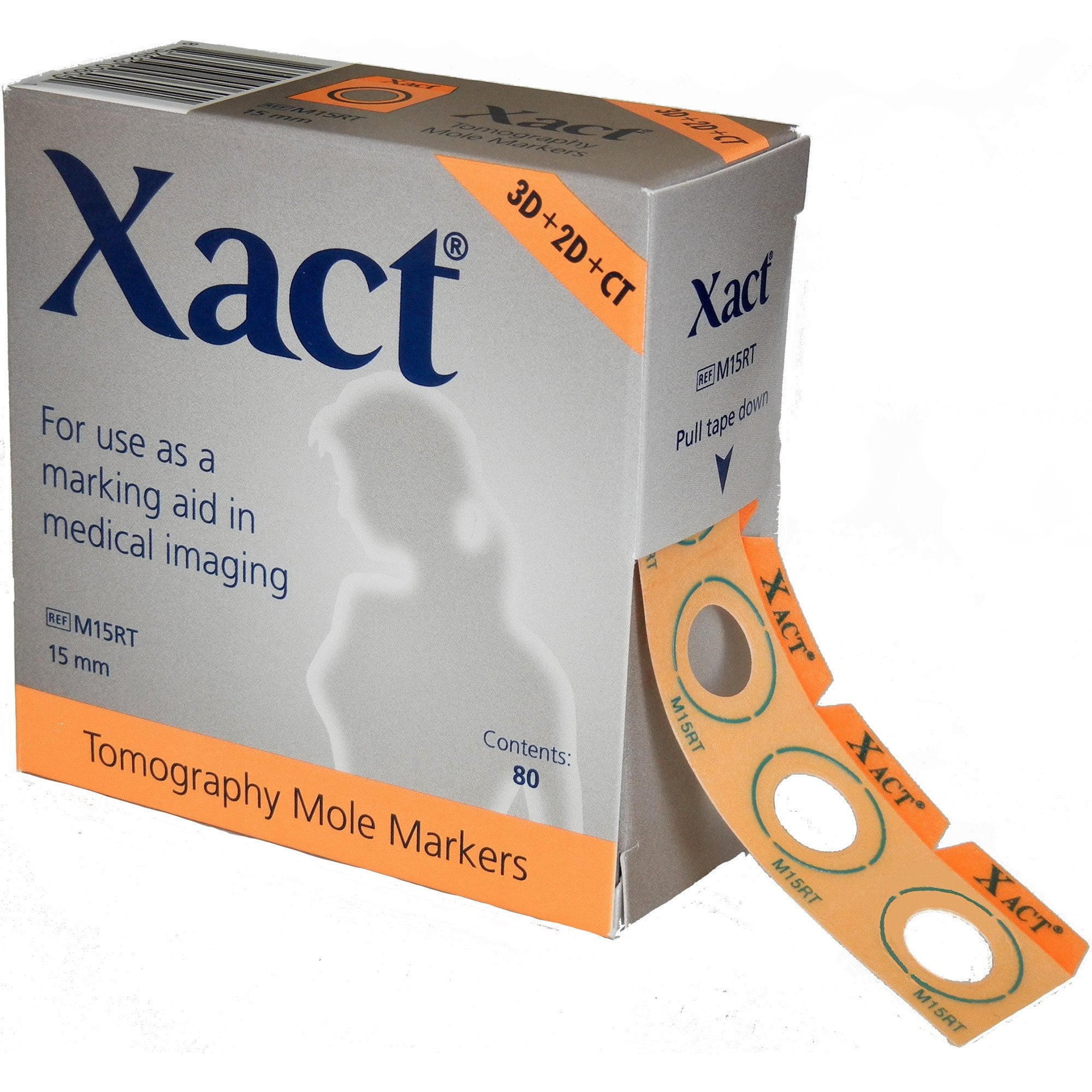 Radiology Skin Marker Xact® Circle Mole (80 Units)