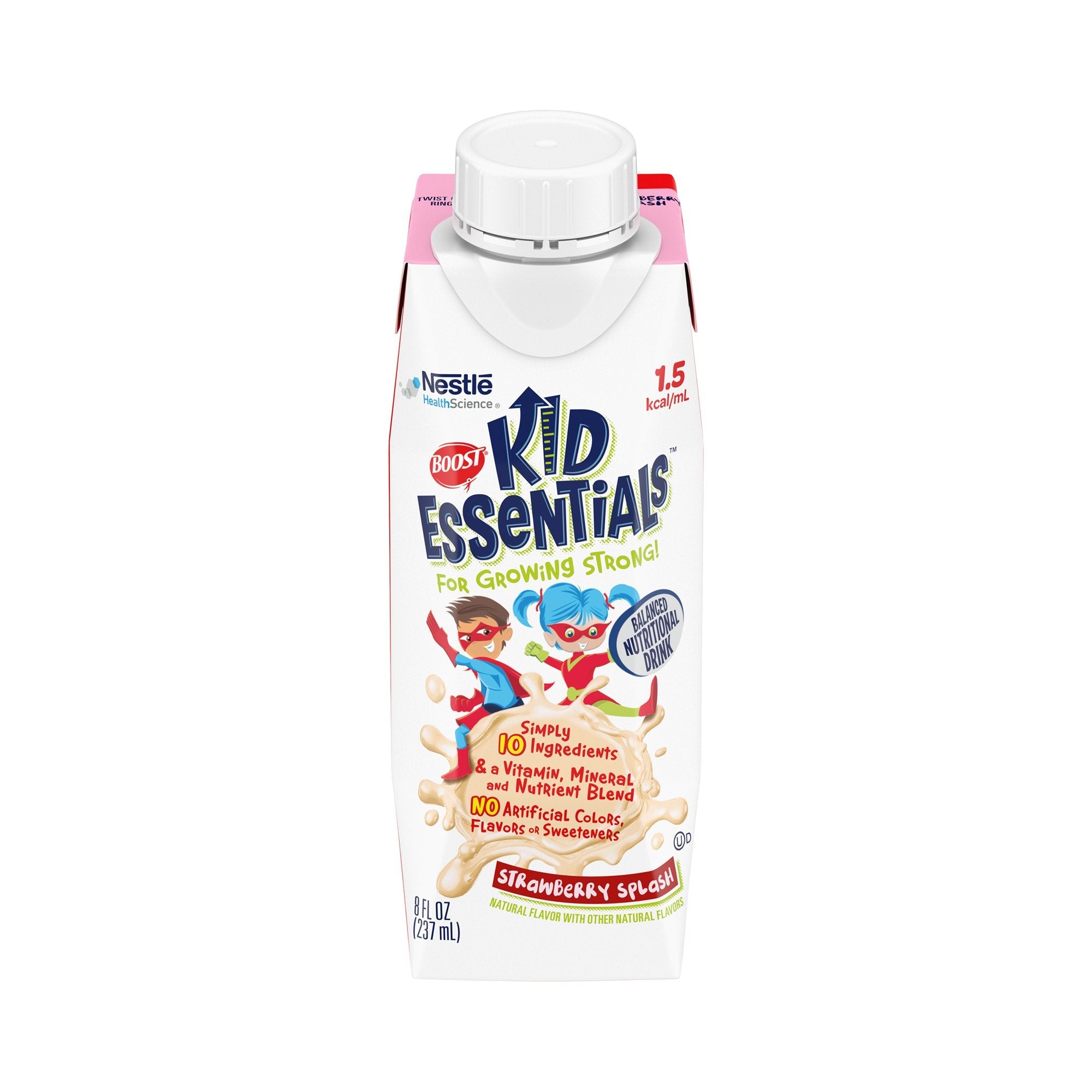 Boost® Kid Essentials™ 1.5 Strawberry Pediatric Oral Supplement, 8 oz. Carton (24 Units)