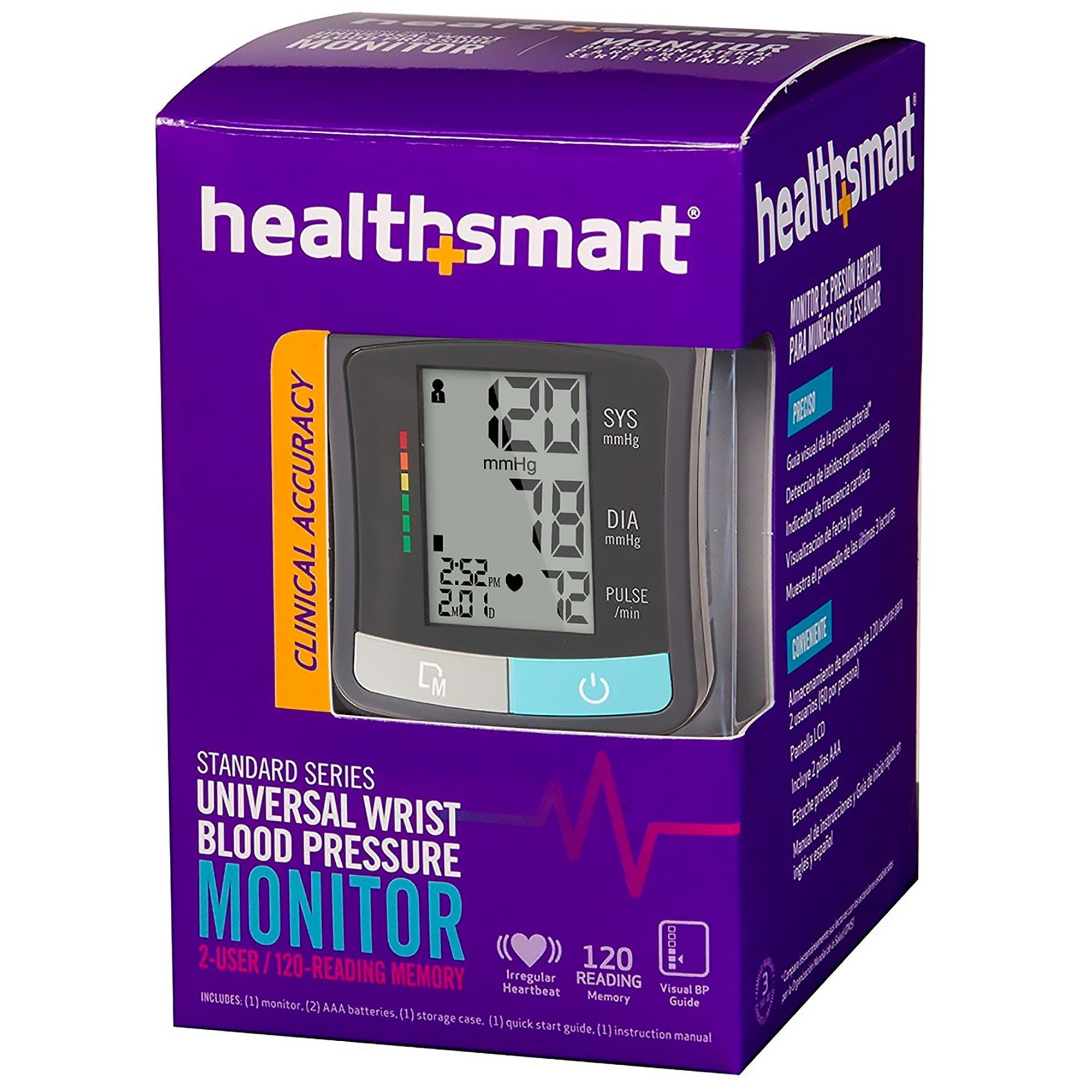 Mabis Digital Blood Pressure Wrist Unit, Adult, One Size (1 Unit)