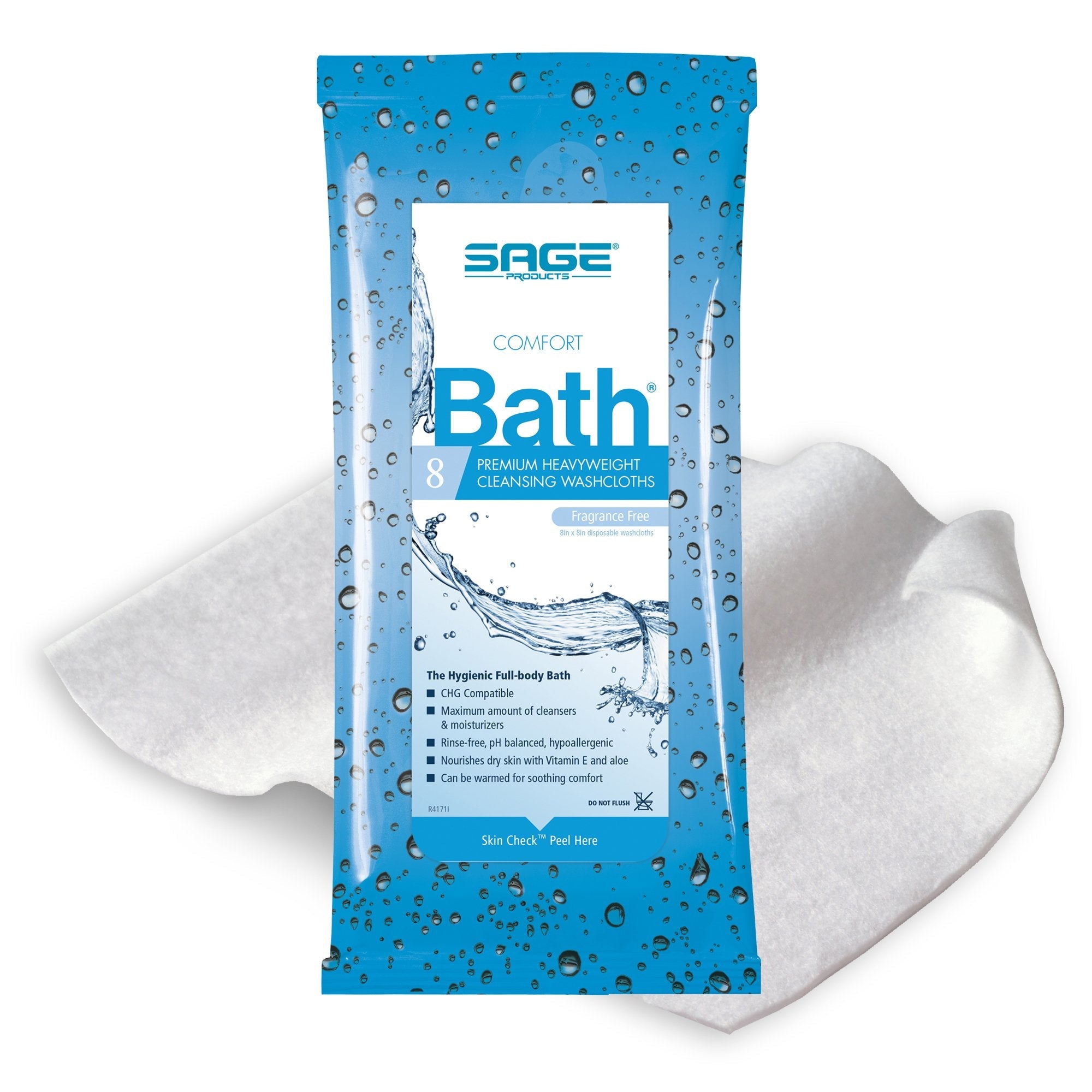 Comfort Bath® Unscented Cleansing Washcloths (1 Unit)