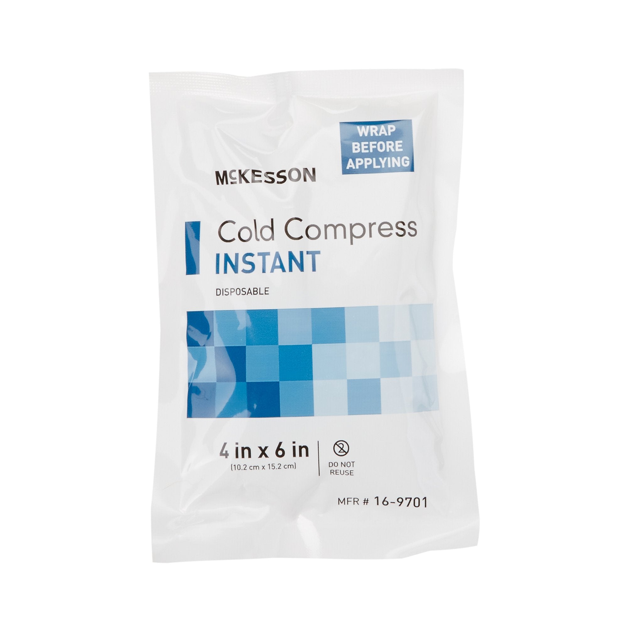 McKesson Instant Cold Packs 4x6" - General Purpose Pain Relief (24-Pack)