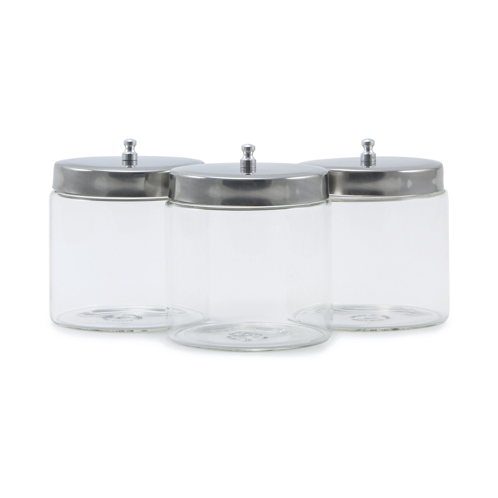 McKesson Glass Unlabeled Sundry Jar, 4 x 4 in (6 Units)